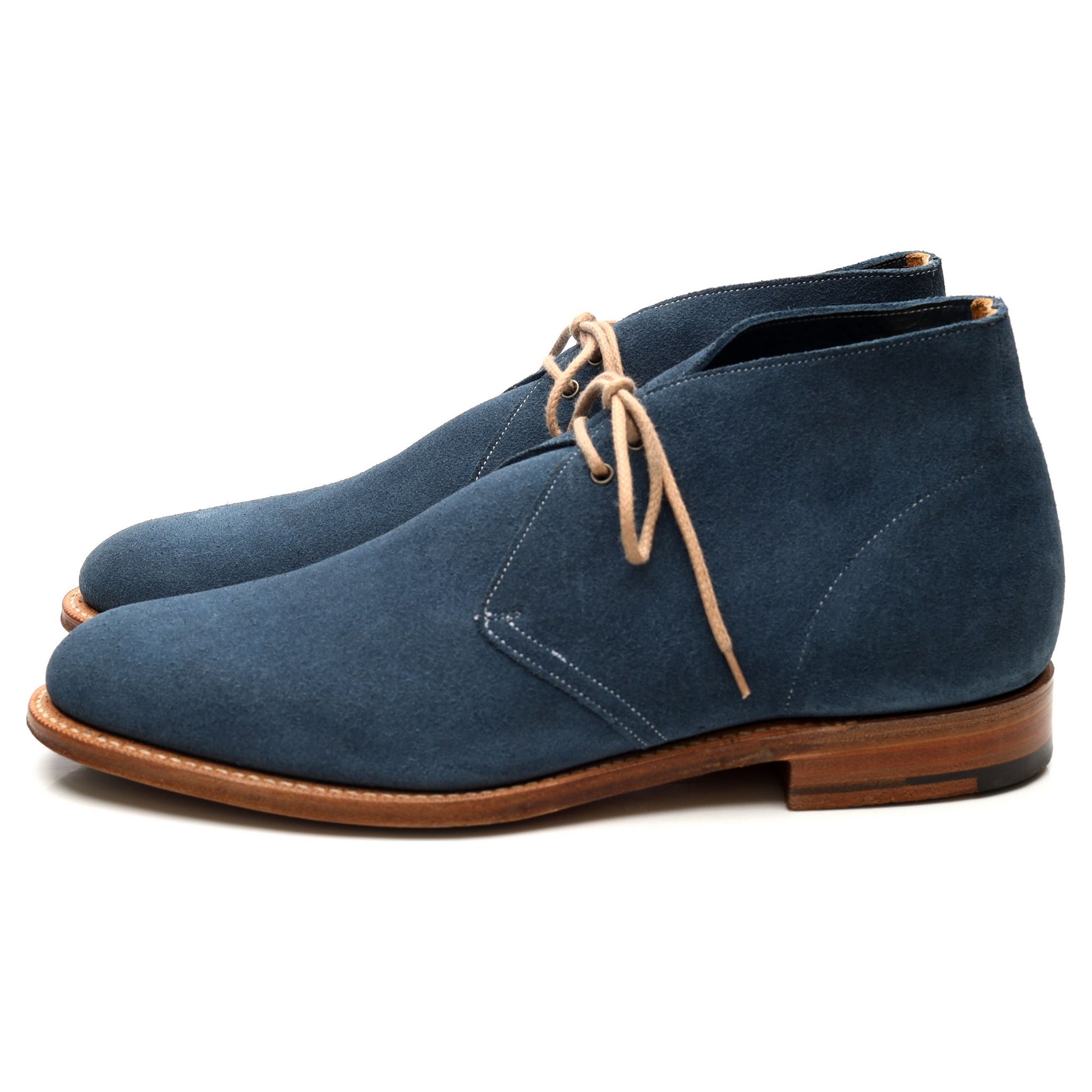 Church's Sahara bottines chukka daim bleu UK 8.5