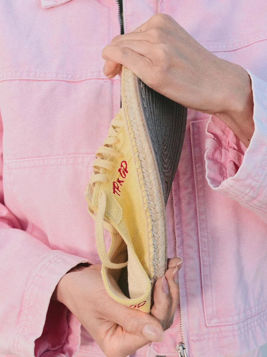 Toni Pons 080Jute espadrille à lacets barefoot coton