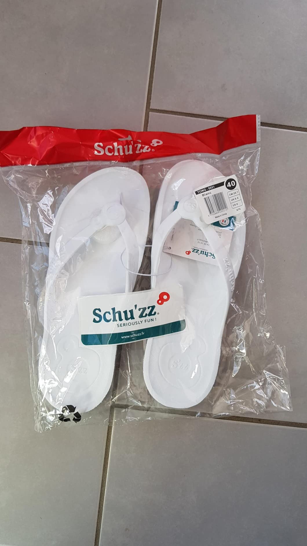 Schu'zz Tong Tongs Femme EVA Antidérapantes