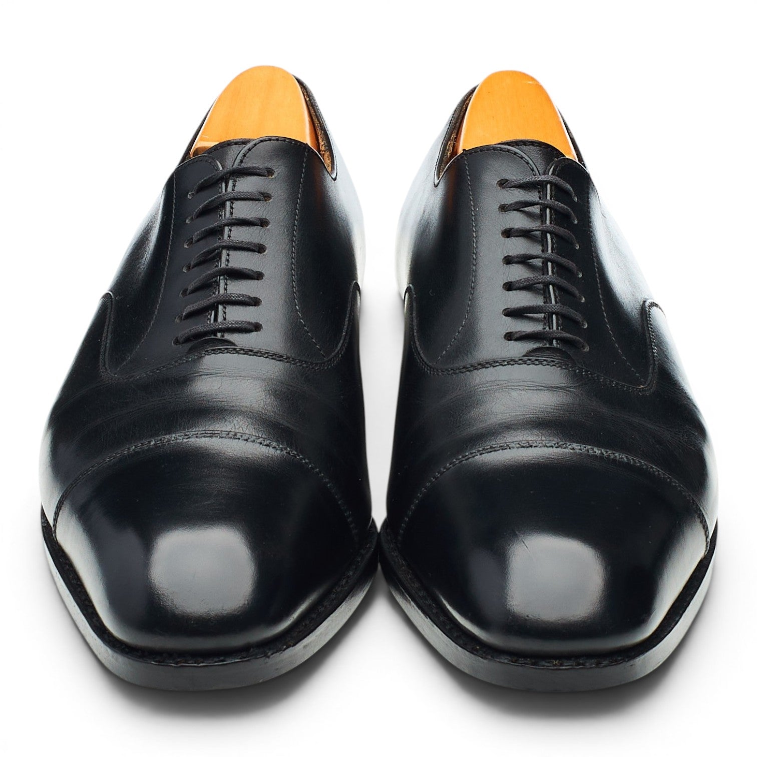 J.M. Weston 415 richelieu cuir noir UK 6.5