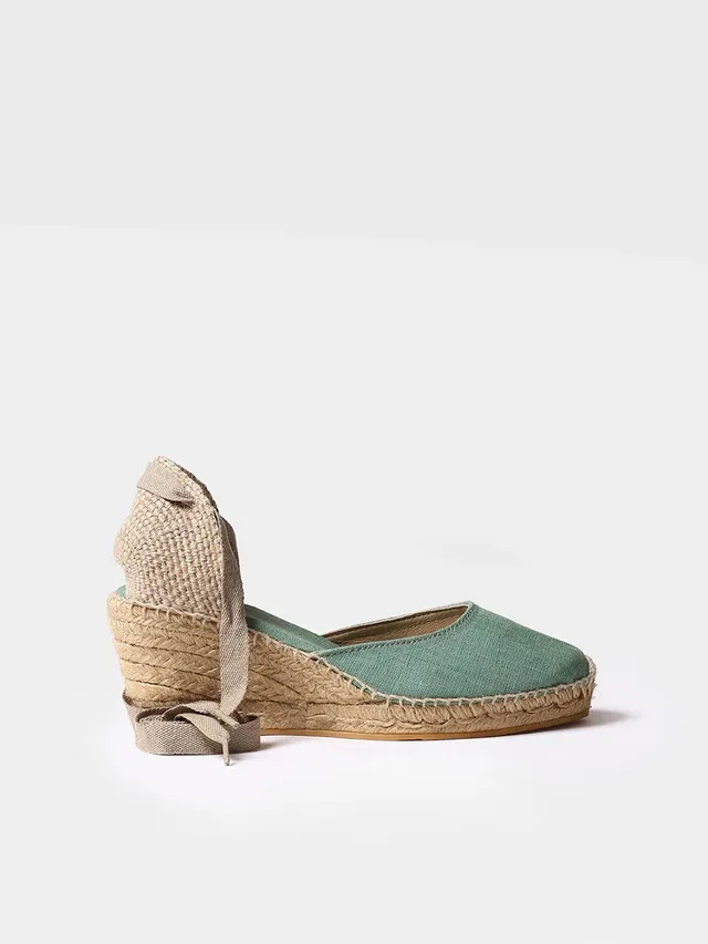 Toni Pons Calonge espadrille compensée vegan rayures