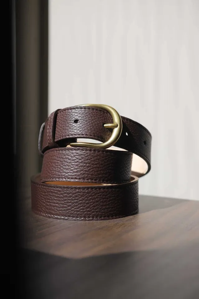 Malfroid Aston ceinture cuir vachette 30 mm