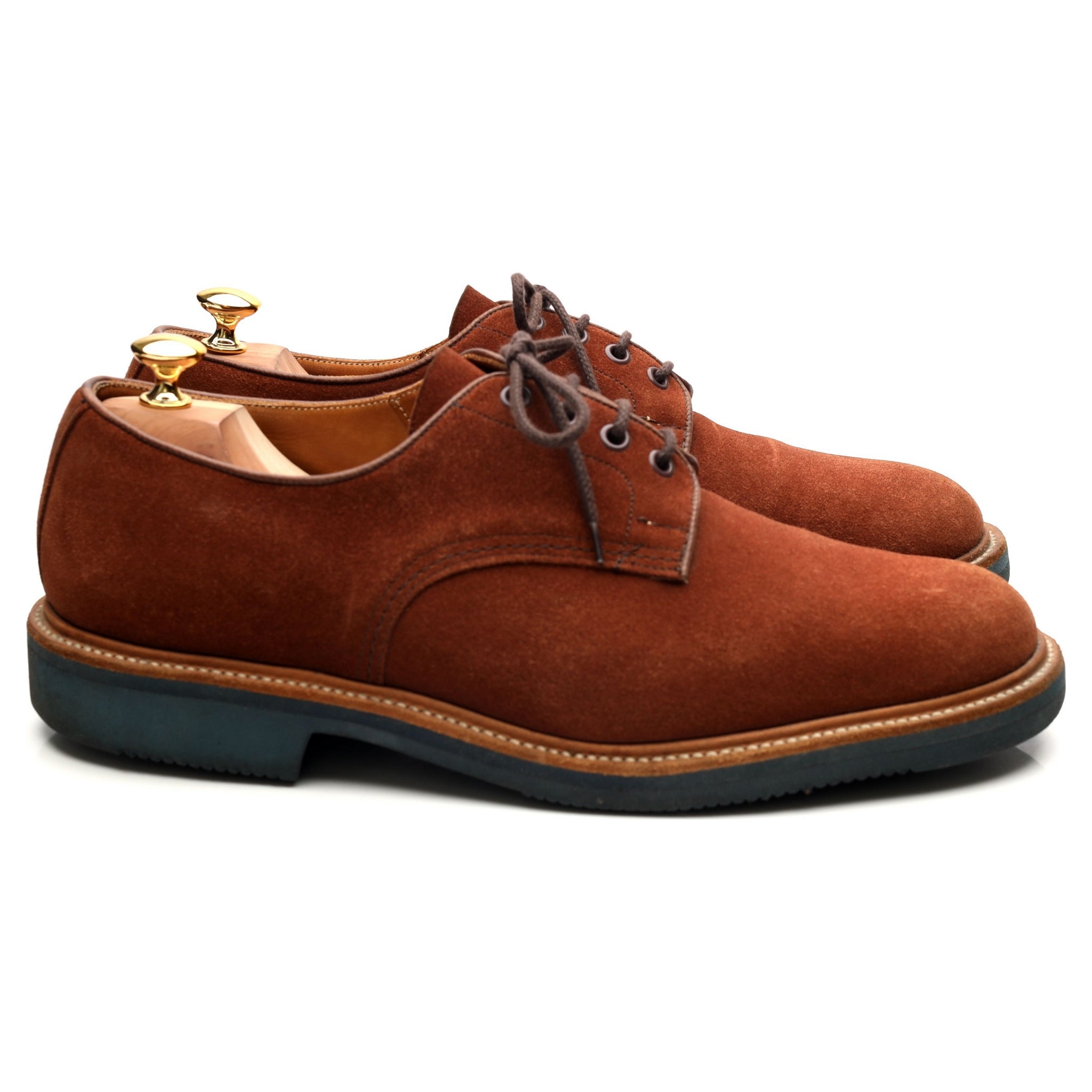 Tricker's Daniel derby daim marron clair UK 11