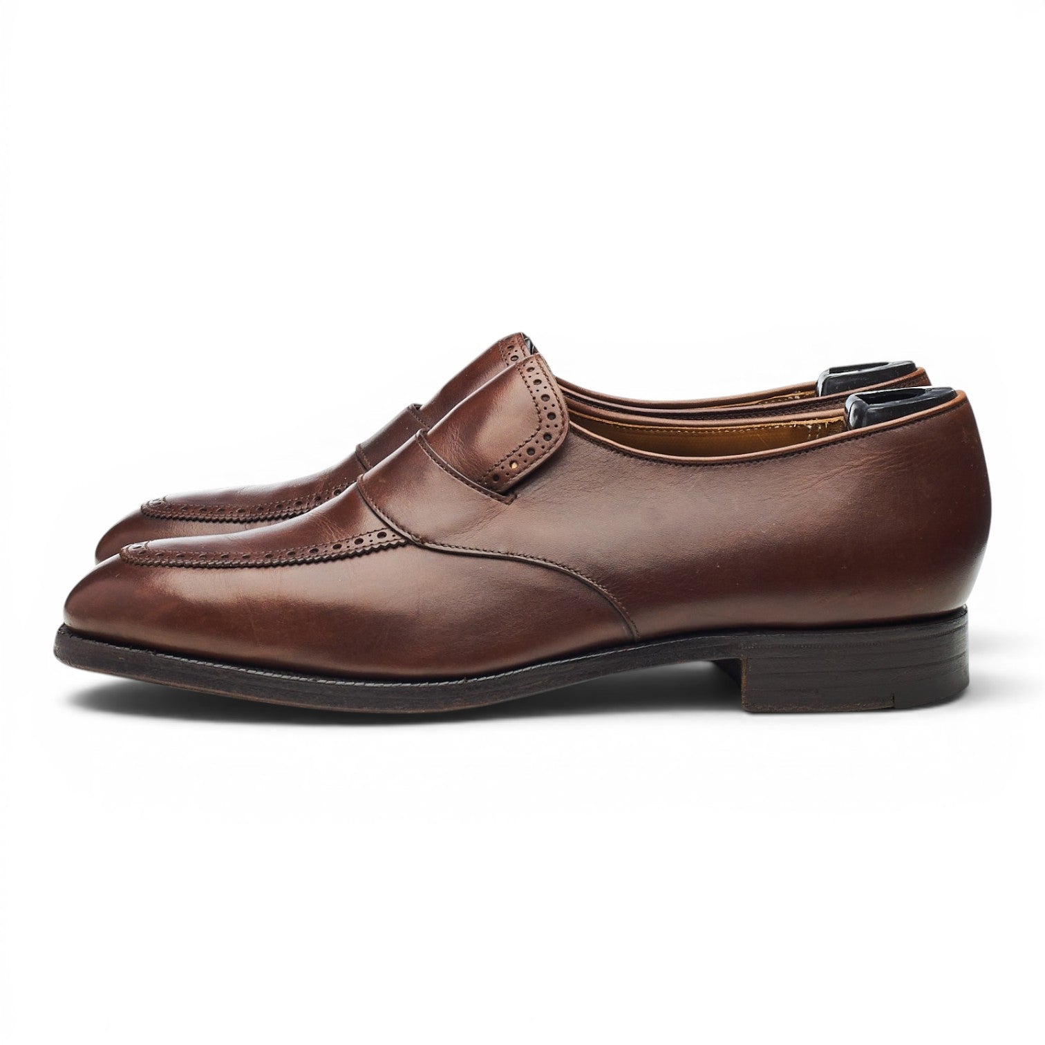 George Cleverley mocassins cuir marron UK 6.5