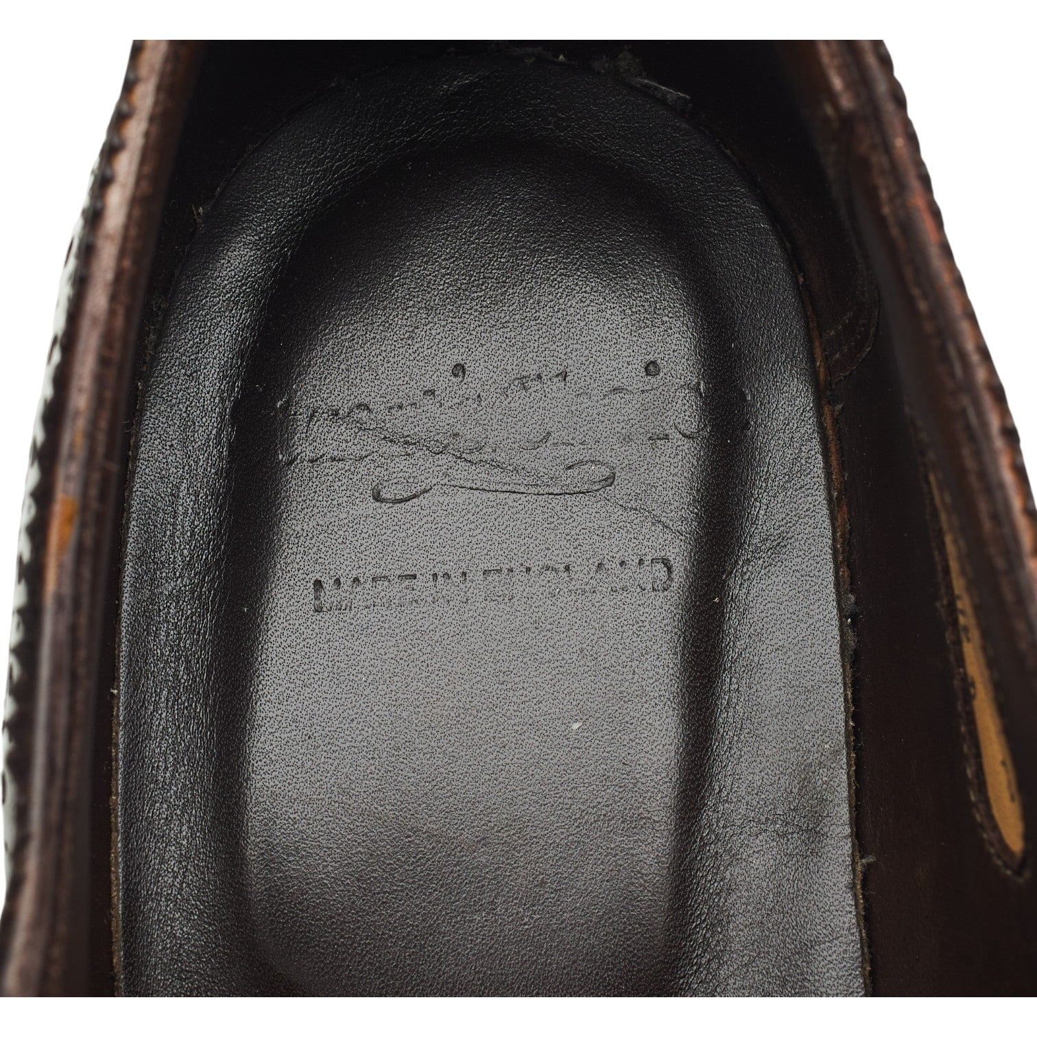 Grenson Masterpiece richelieu cuir marron foncé UK 10,5