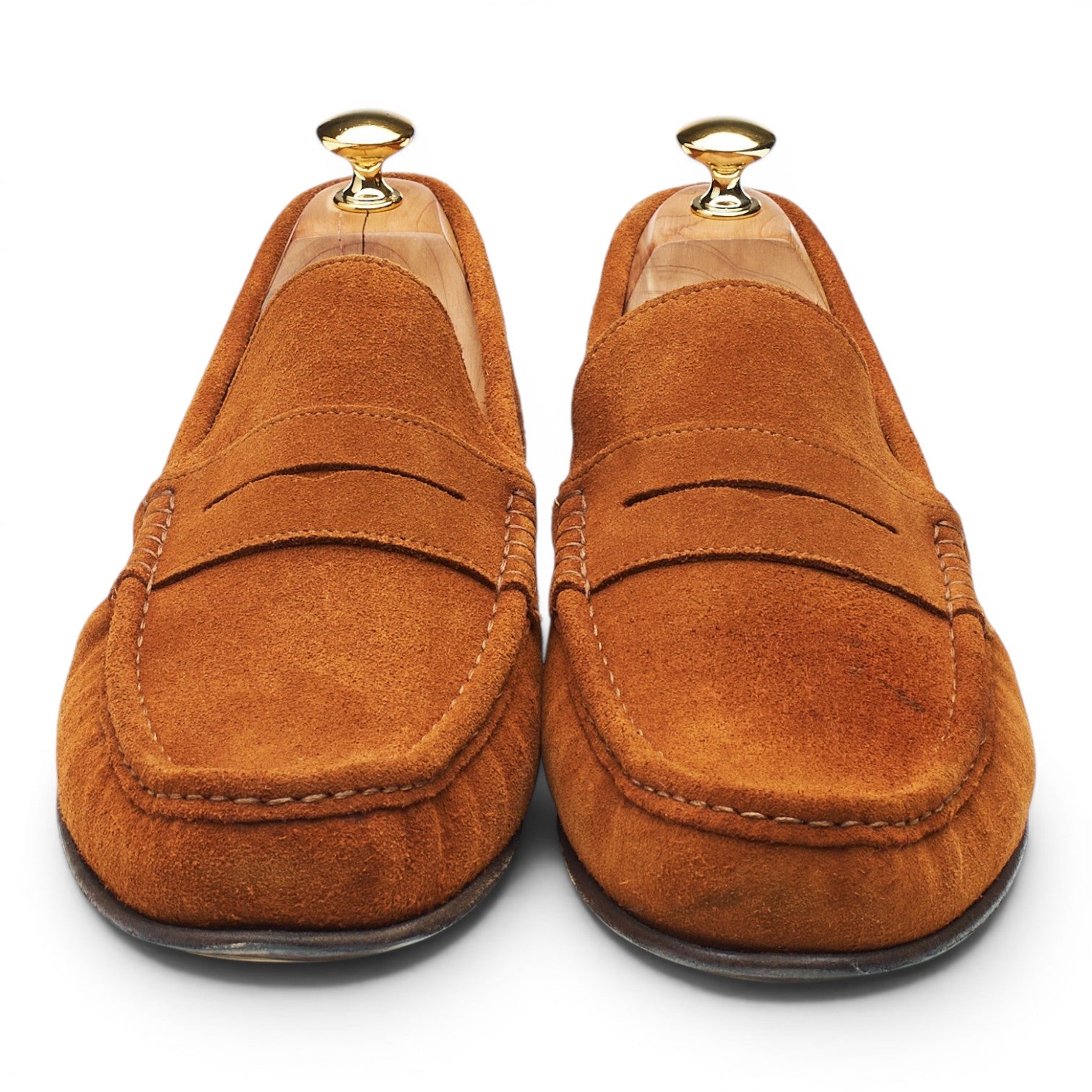 Shipton & Heneage Milan mocassin suède marron UK 12