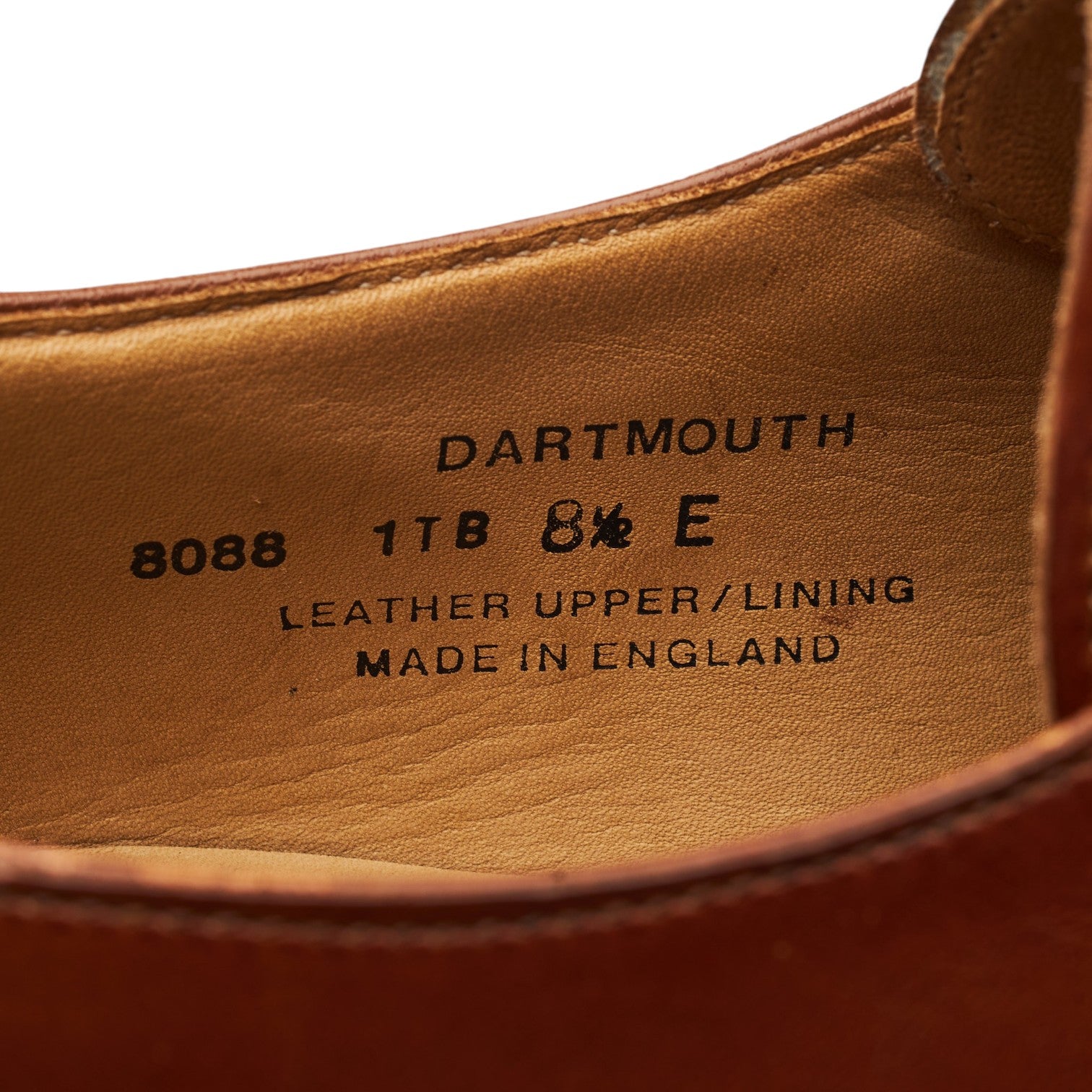 Crockett & Jones Dartmouth derby cuir marron UK 8.5