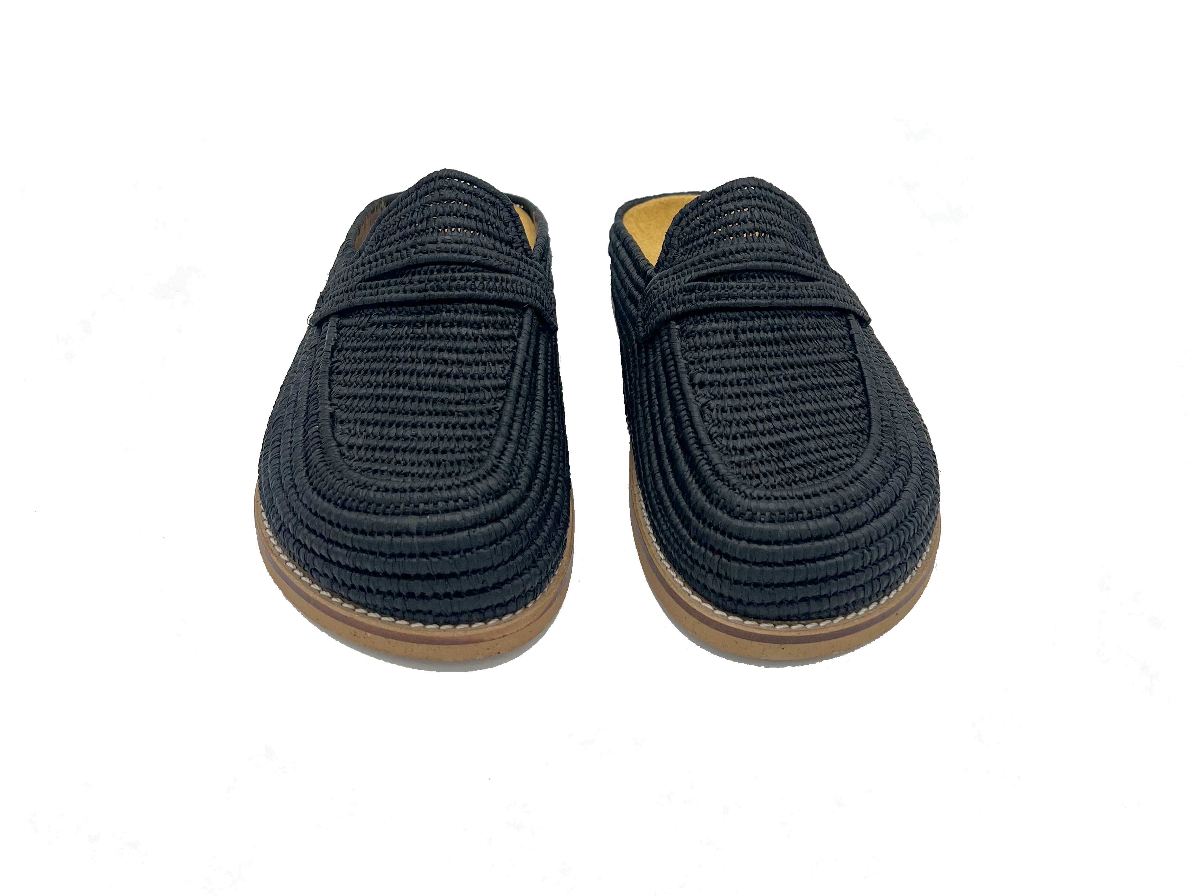 Contre-Allée Californie mule raphia naturel