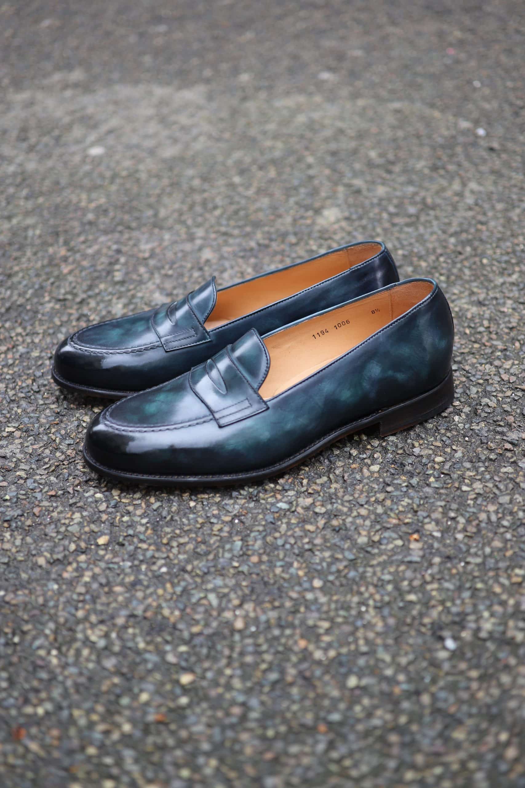 Malfroid Newport Superleggera mocassins cuir à patiner