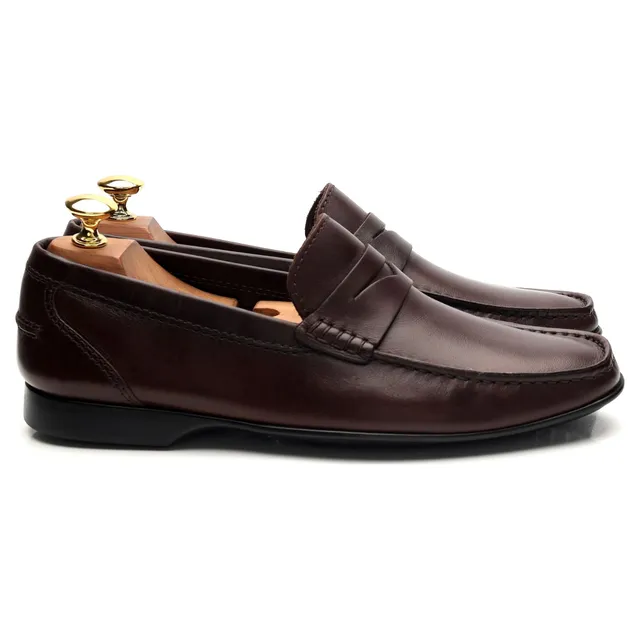 Crockett & Jones Genoa mocassins cuir marron 6 UK