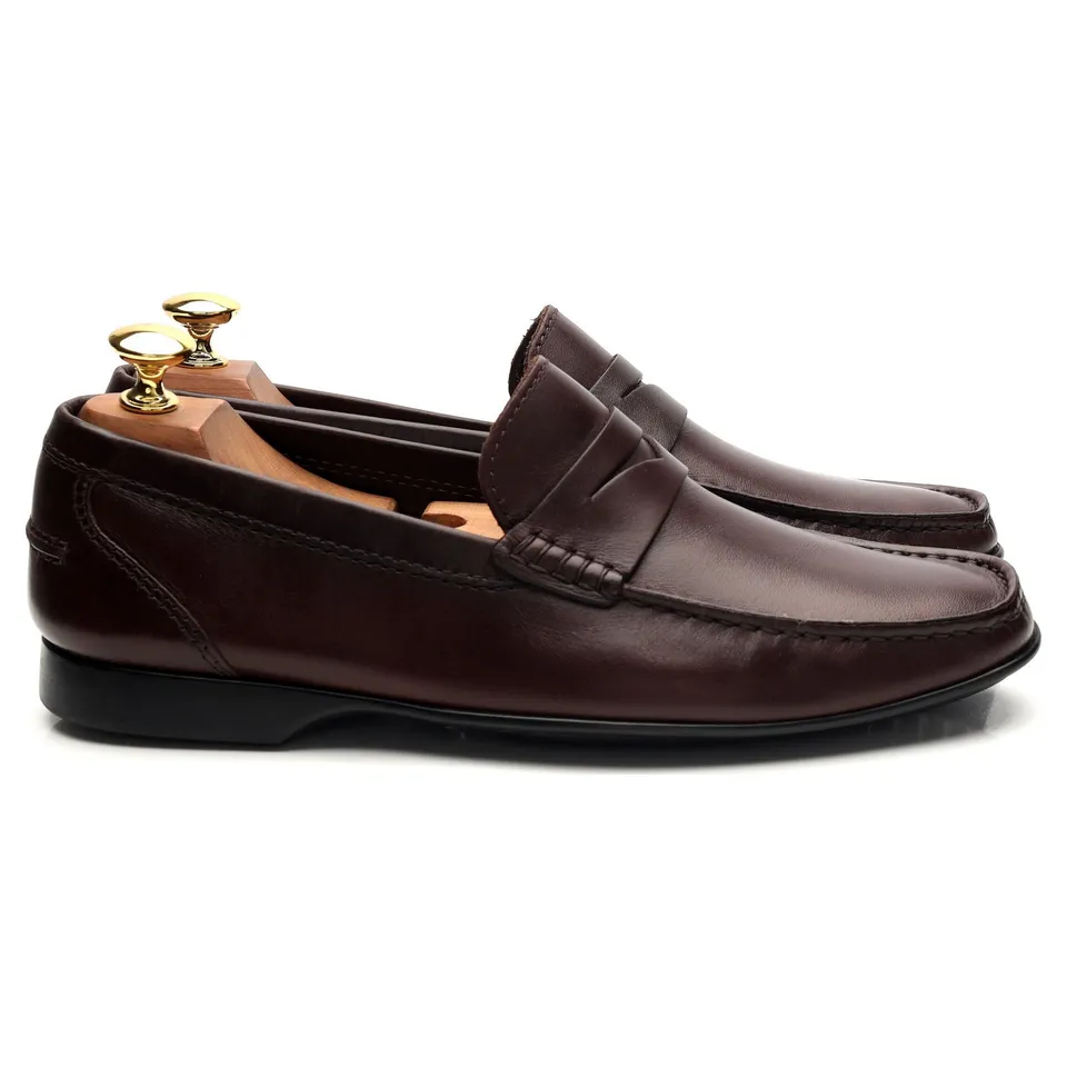 Crockett & Jones Genoa mocassins cuir marron 6 UK