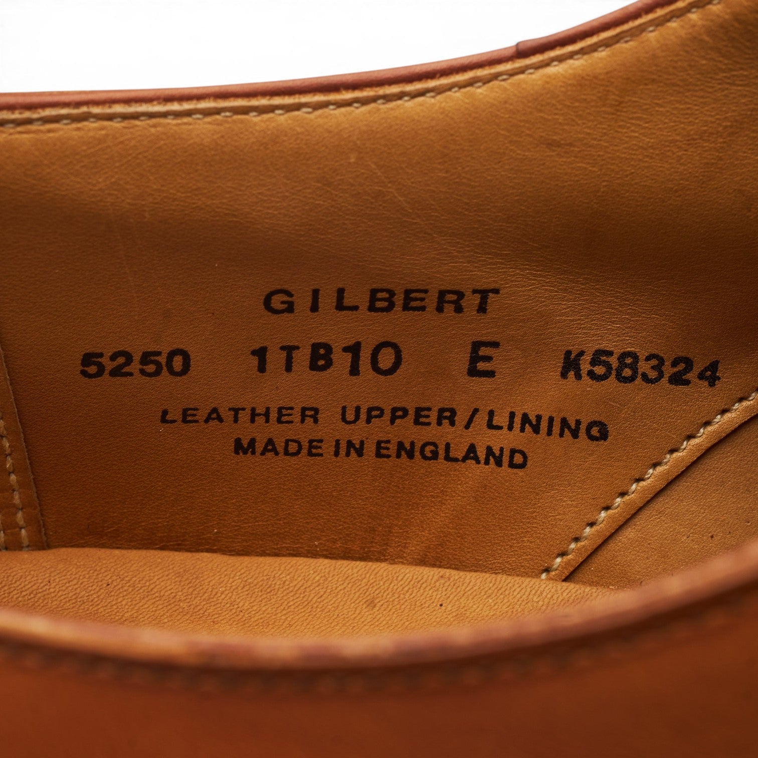 Crockett & Jones Gilbert derby cuir marron UK 10
