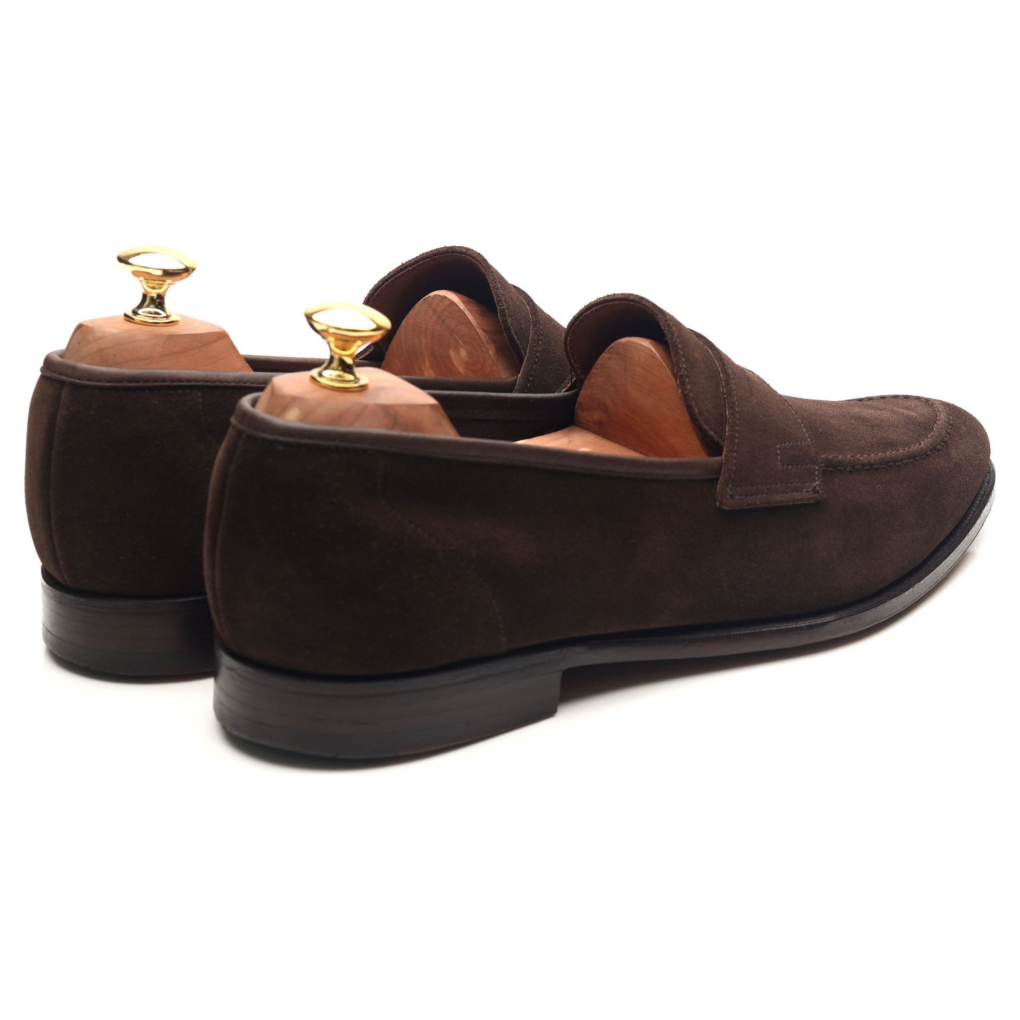 Crockett & Jones Teign mocassins daim marron 10 UK