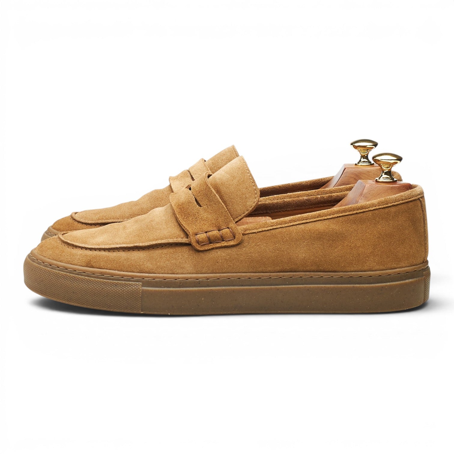 Cheaney Barcelona mocassins penny daim beige UK 9