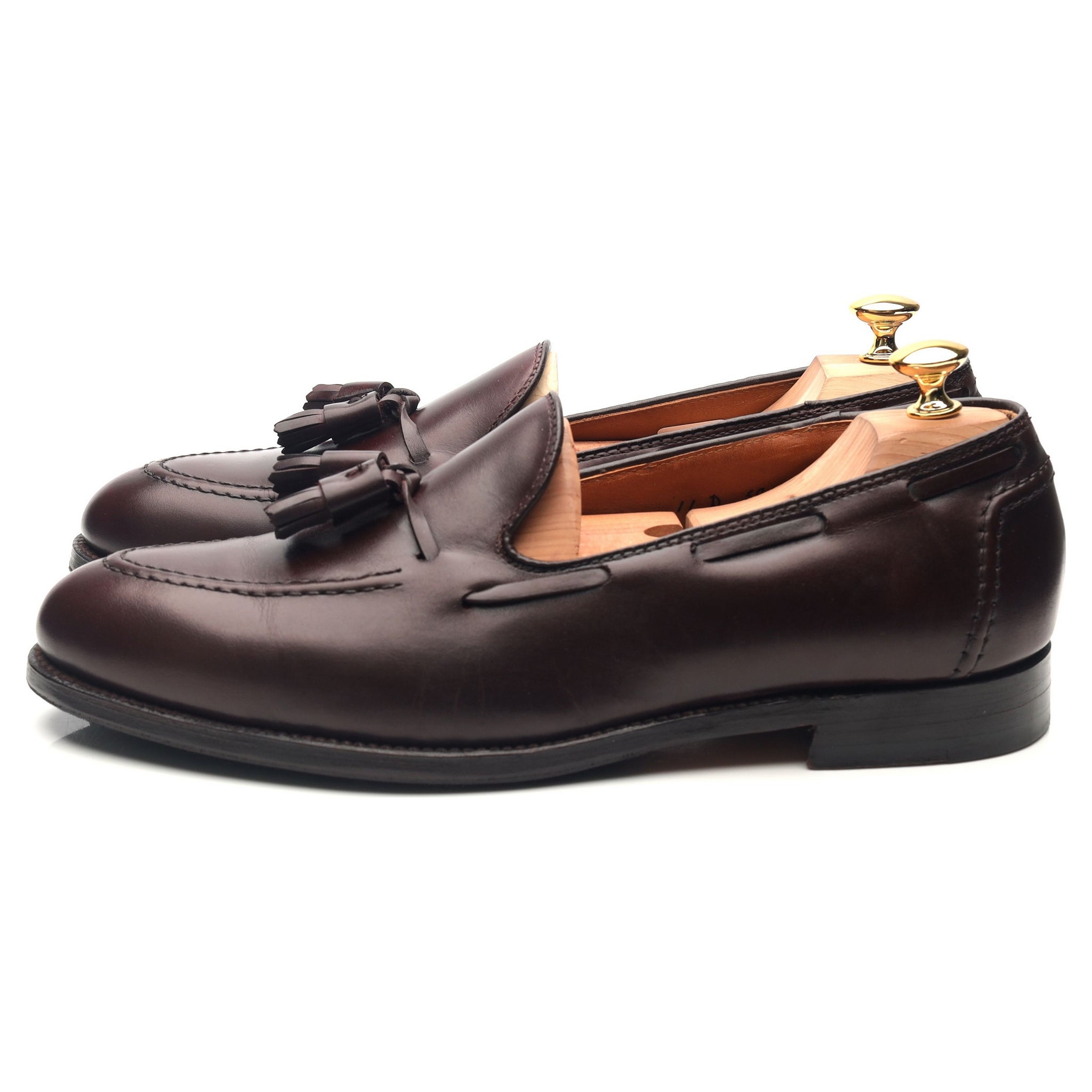 Alden 06598 mocassins cuir bordeaux UK 10.5 à glands