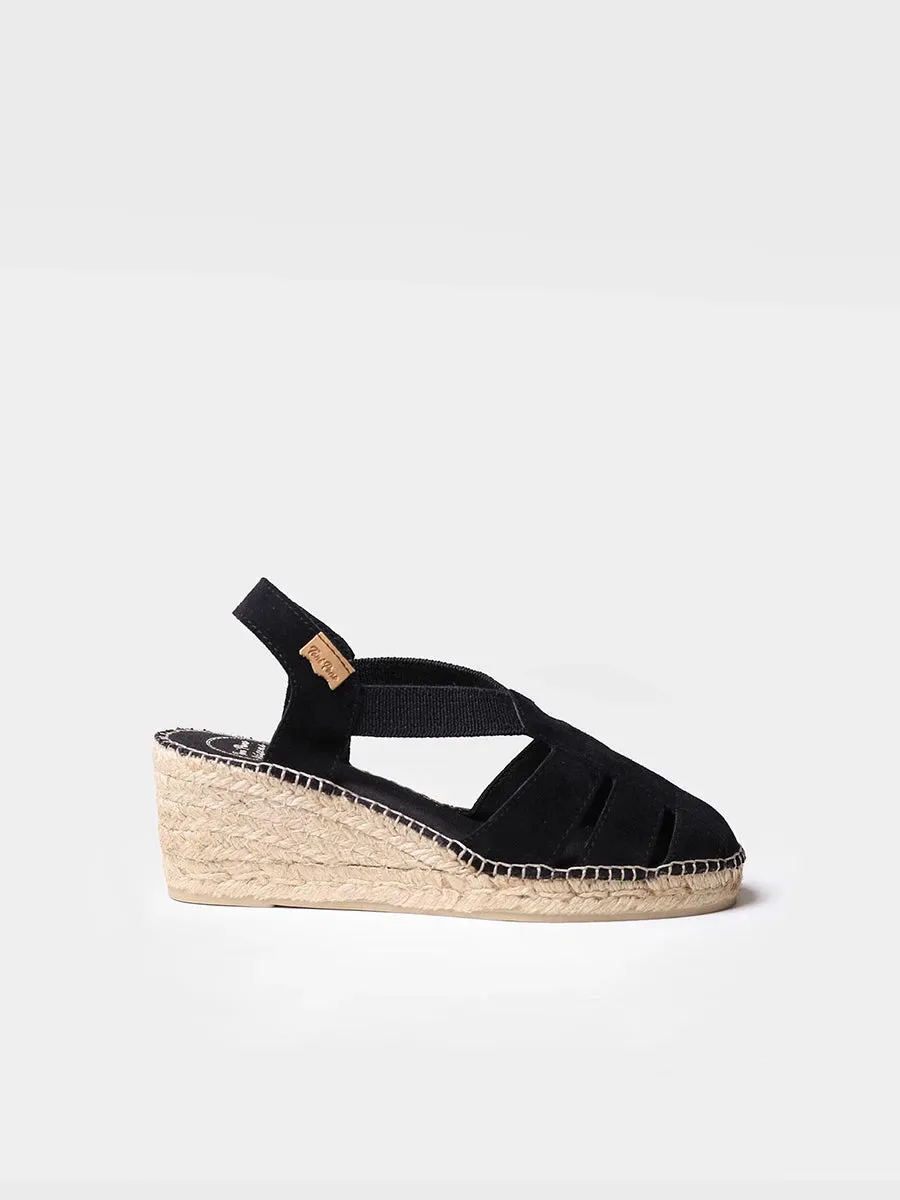 Toni Pons Trapa espadrilles cuir compensées 6 cm