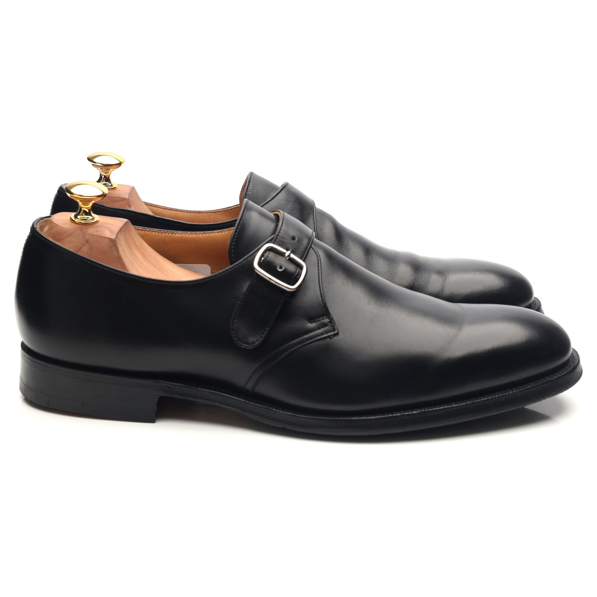 Church's Becket monk cuir noir UK 10