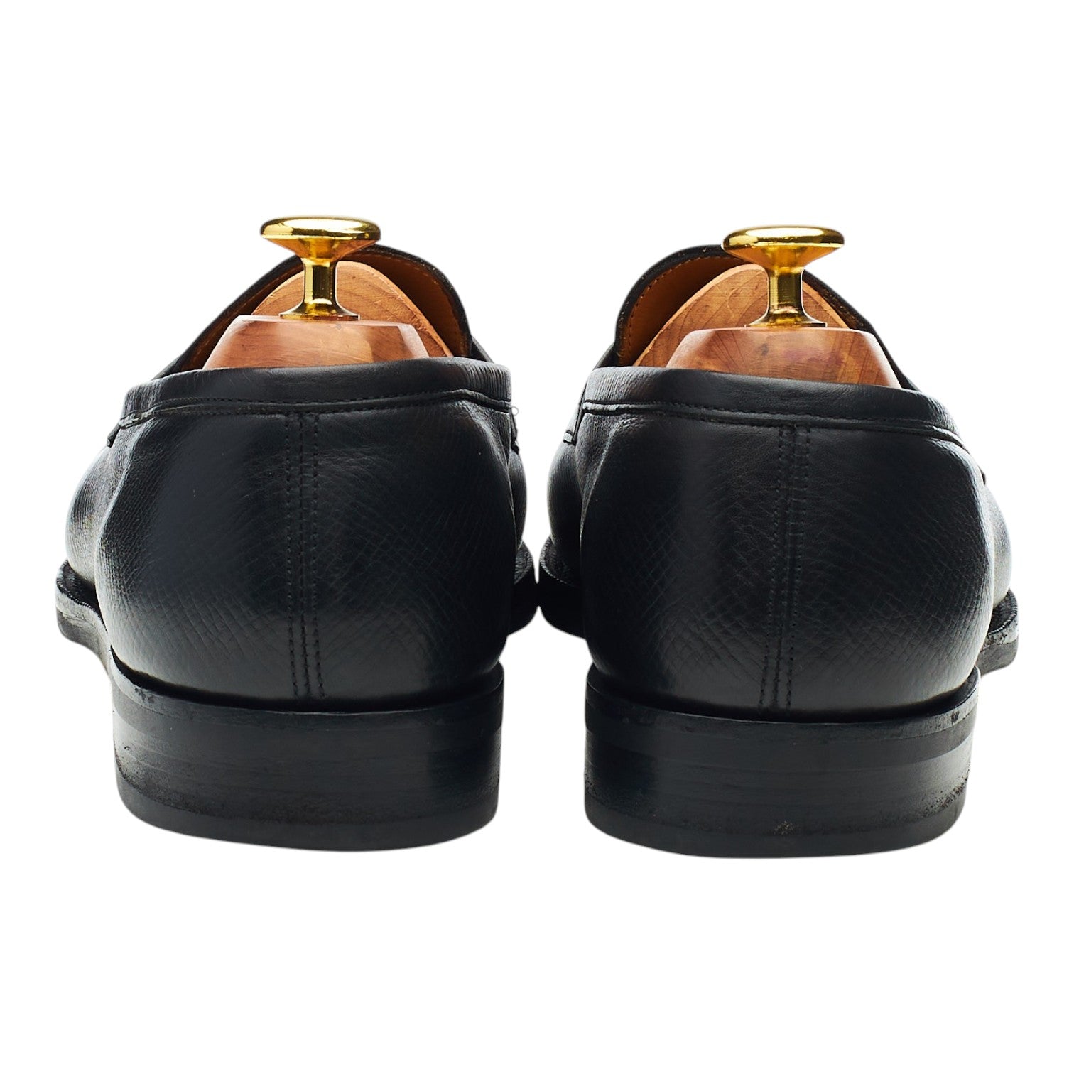 Edward Green Duke mocassin grain noir UK 8