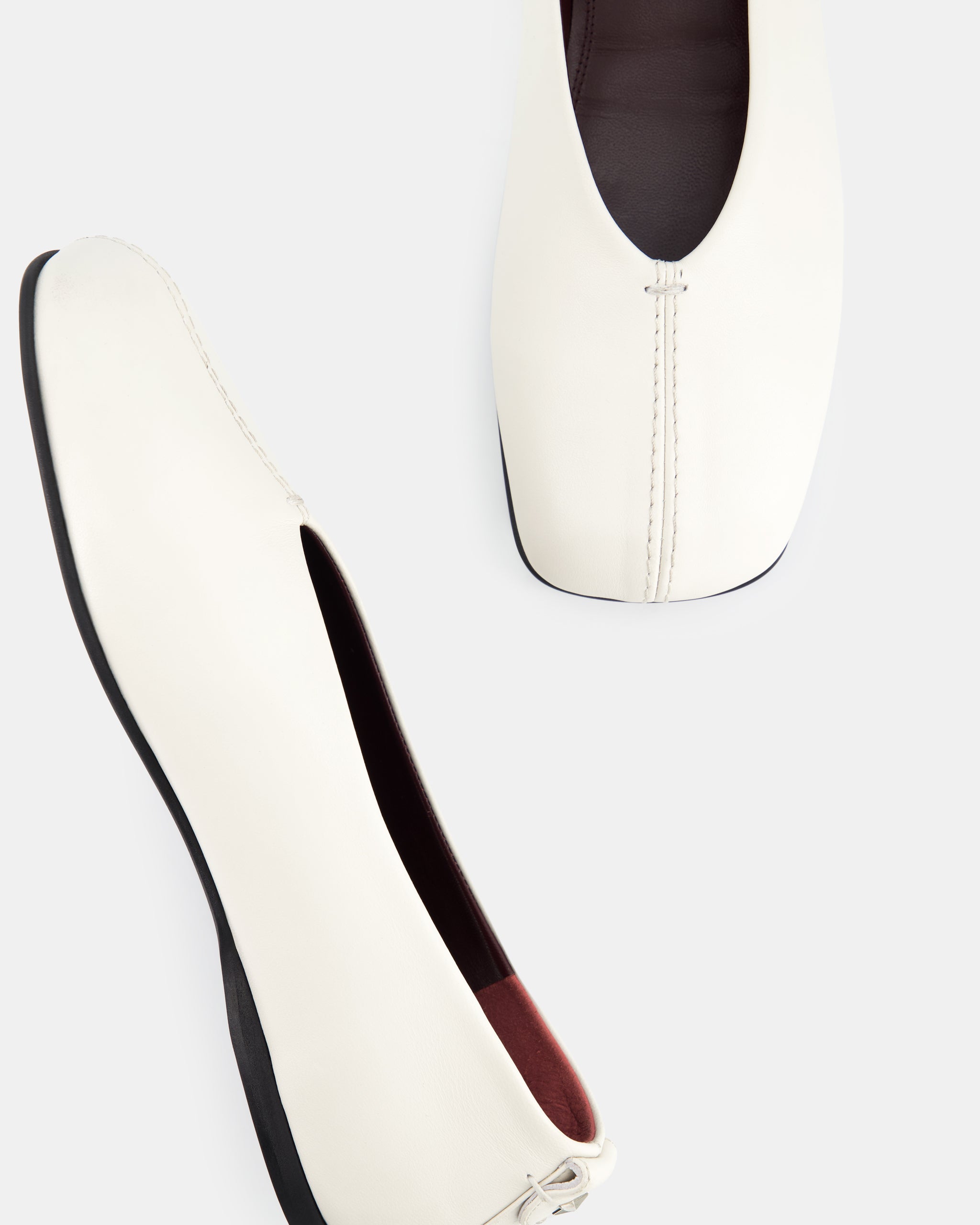 Nodaleto Bullarina 5 ballerines cuir blanc