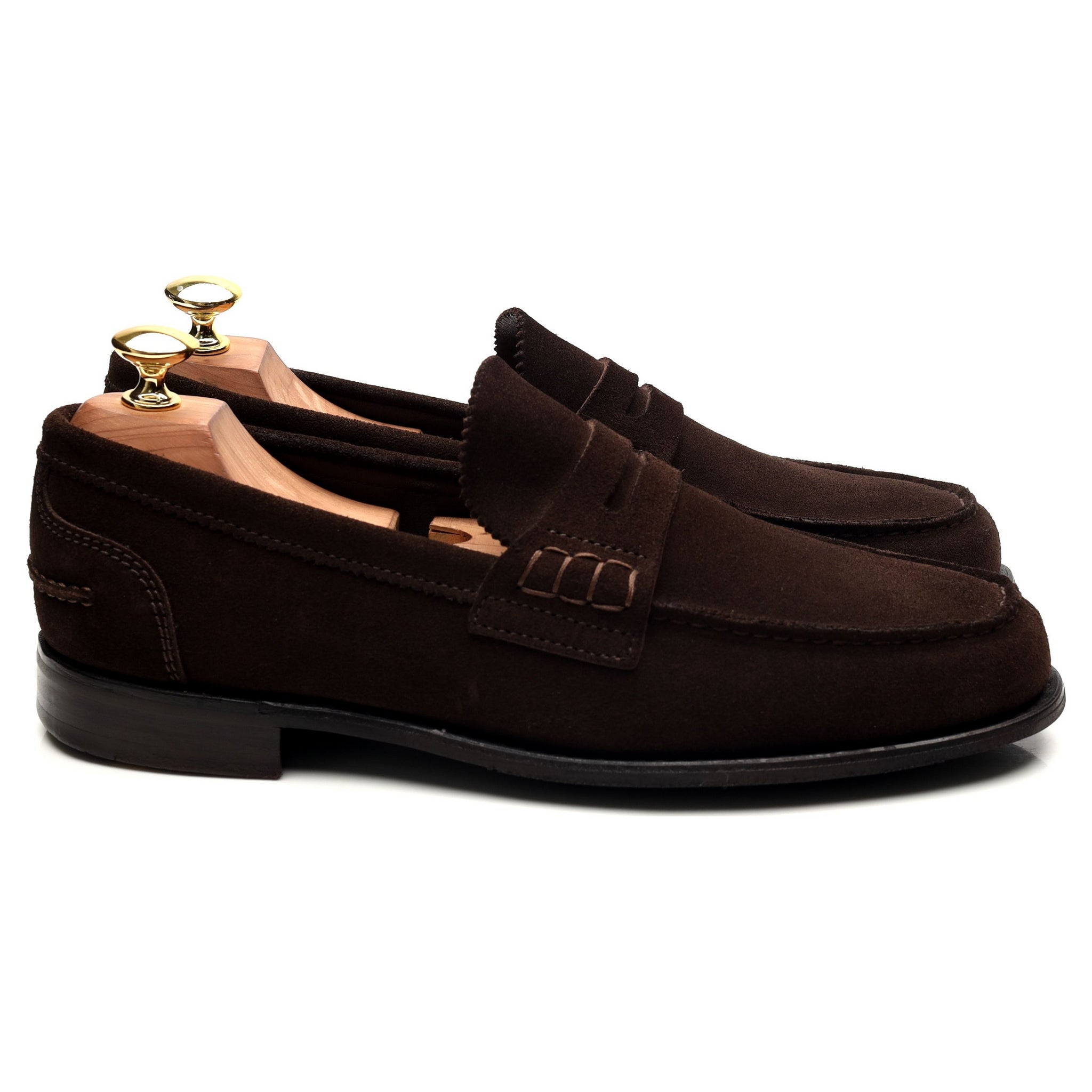 Cheaney Dover D mocassins daim marron UK 8