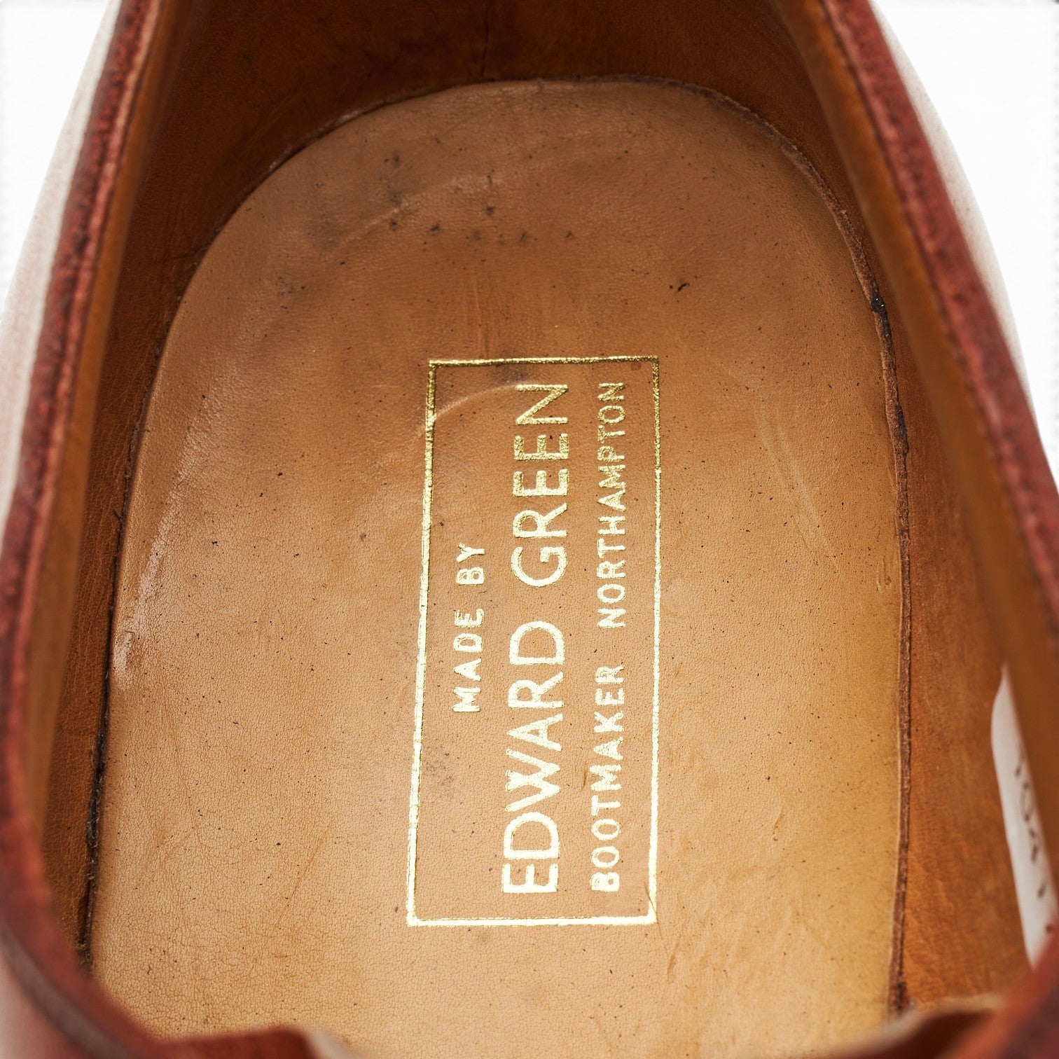 Edward Green derby cuir fauve UK 7,5 semelle cuir