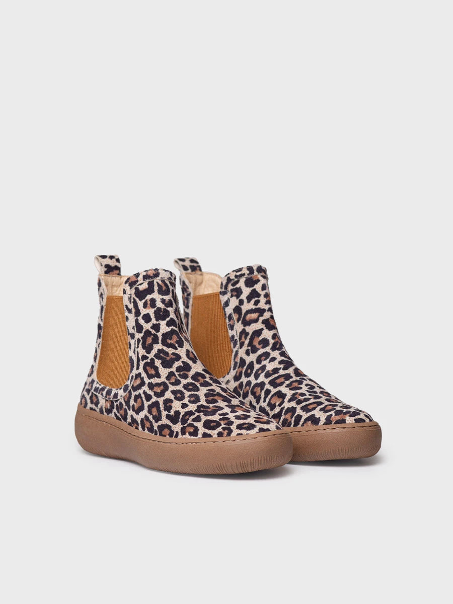 Toni Pons Serra bottine nubuck élastiques semelle 4 cm