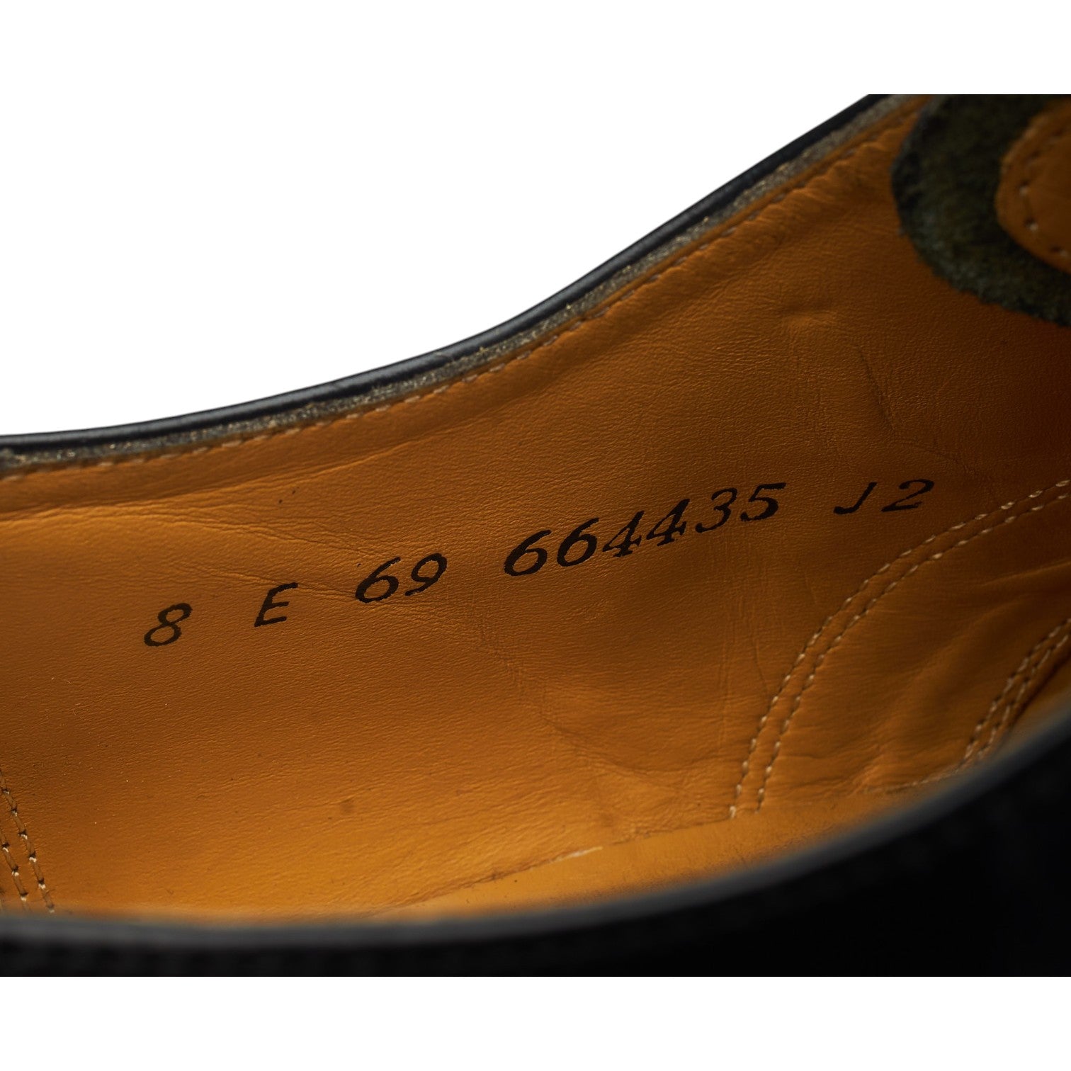 Barker Arnold oxford cuir noir 8 étroit semelle cuir
