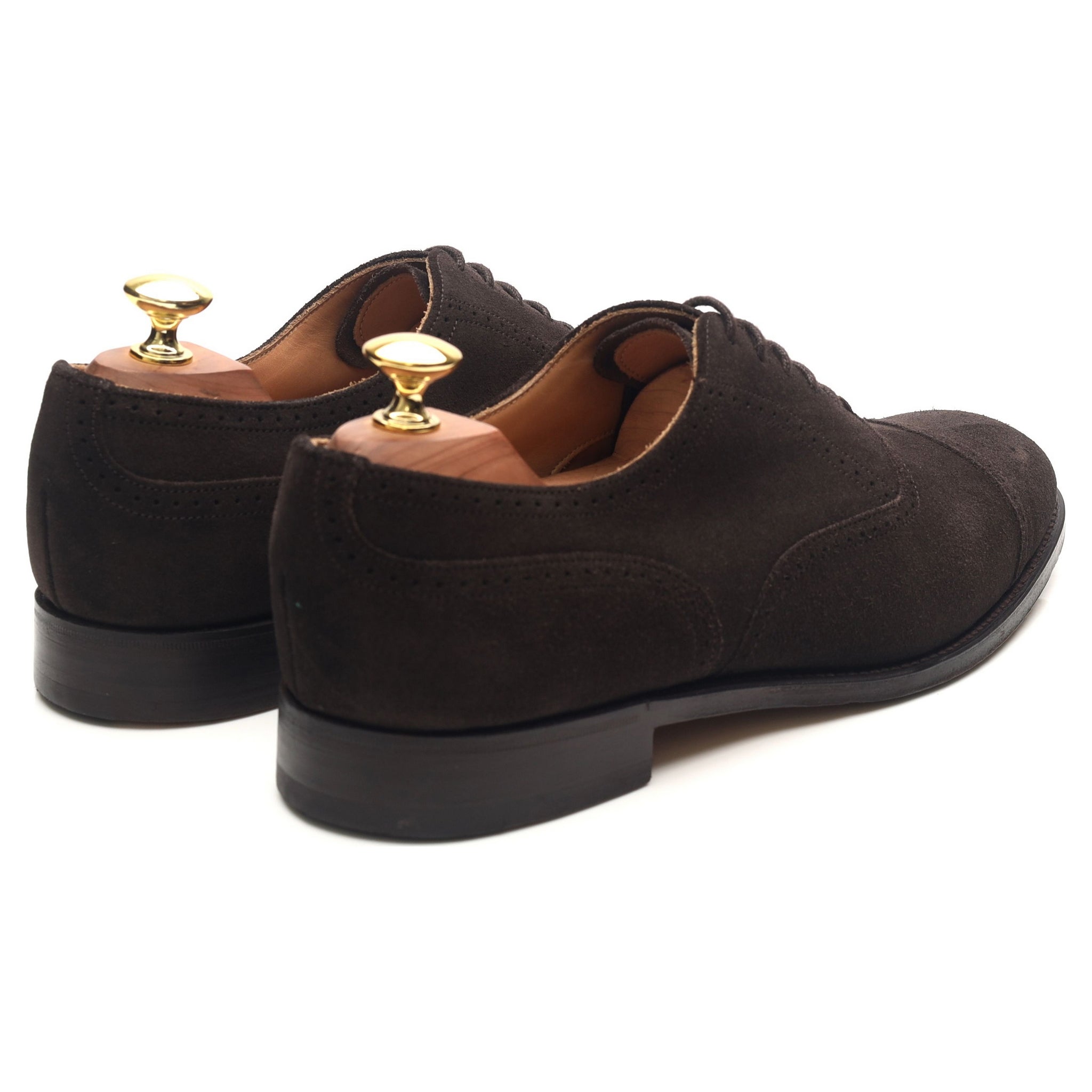 Shipton & Heneage Harris oxford daim marron UK 8.5