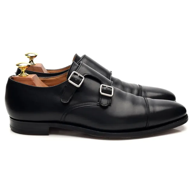 Crockett & Jones Lowndes Monk cuir noir UK 7