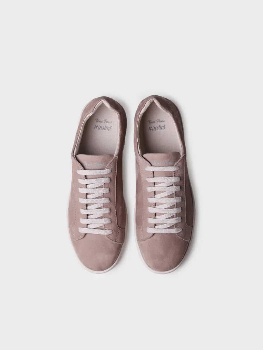 Toni Pons Dalmau baskets homme nubuck taupe