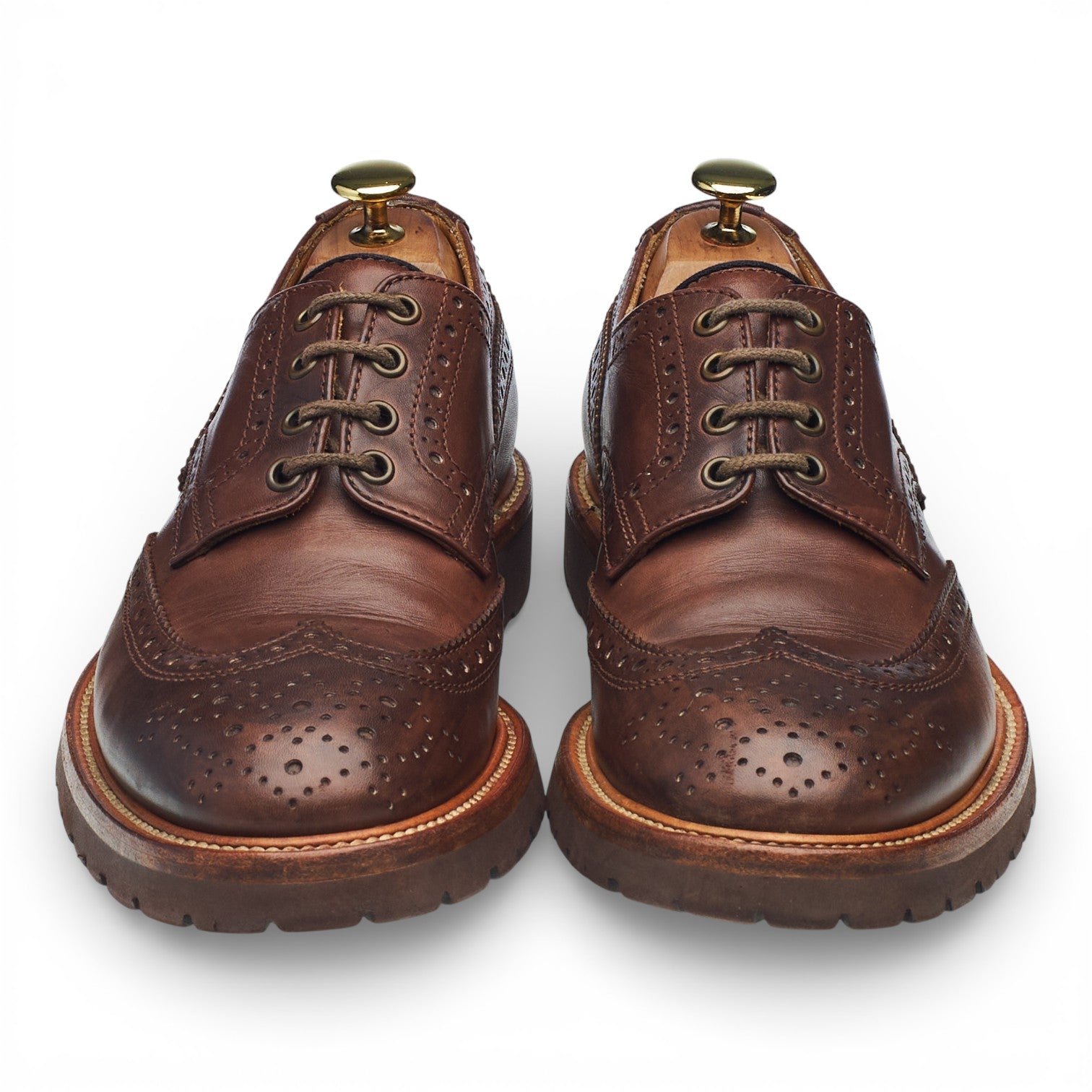 Brunello Cucinelli derbies cuir marron pointure UK 8