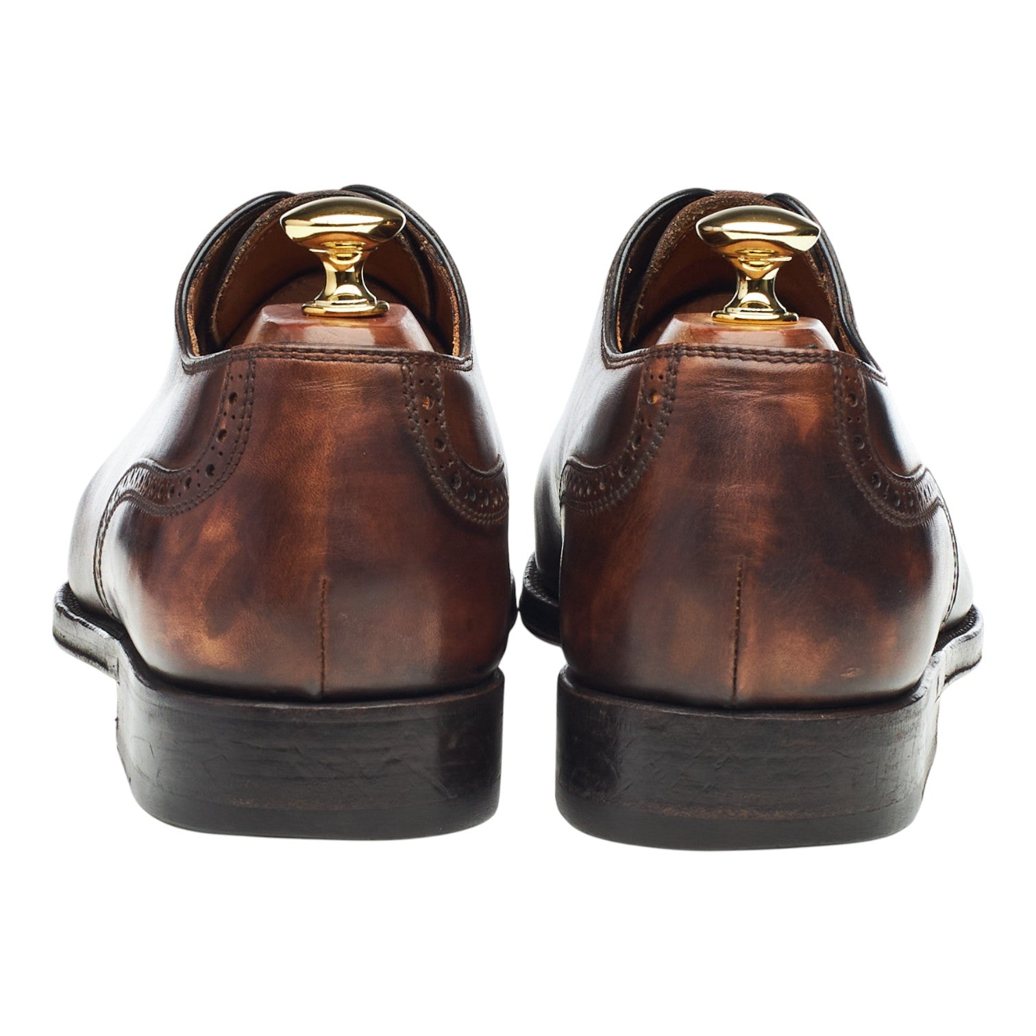 Bontoni Del Corso oxford cuir marron foncé 9,5 UK