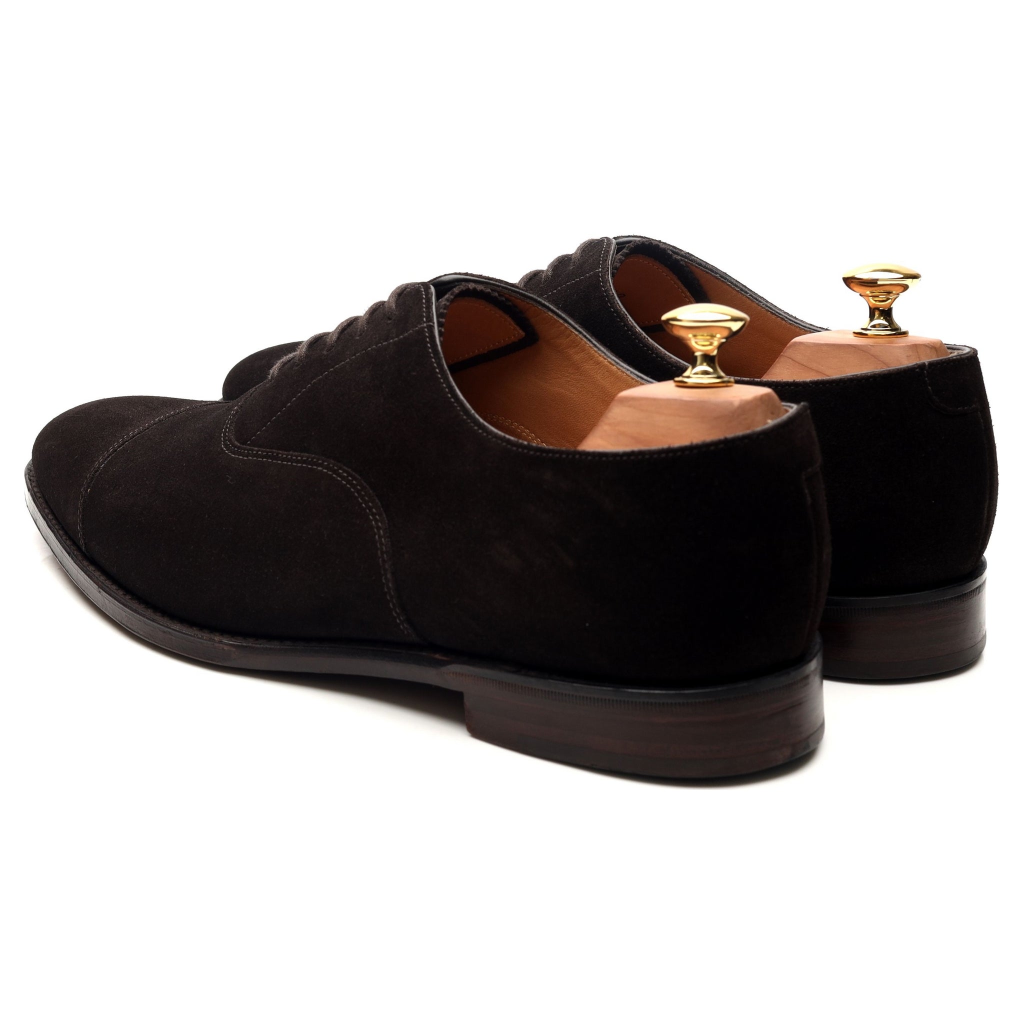 Loake 1880 Aldwych richelieu daim marron 10 cousu Goodyear