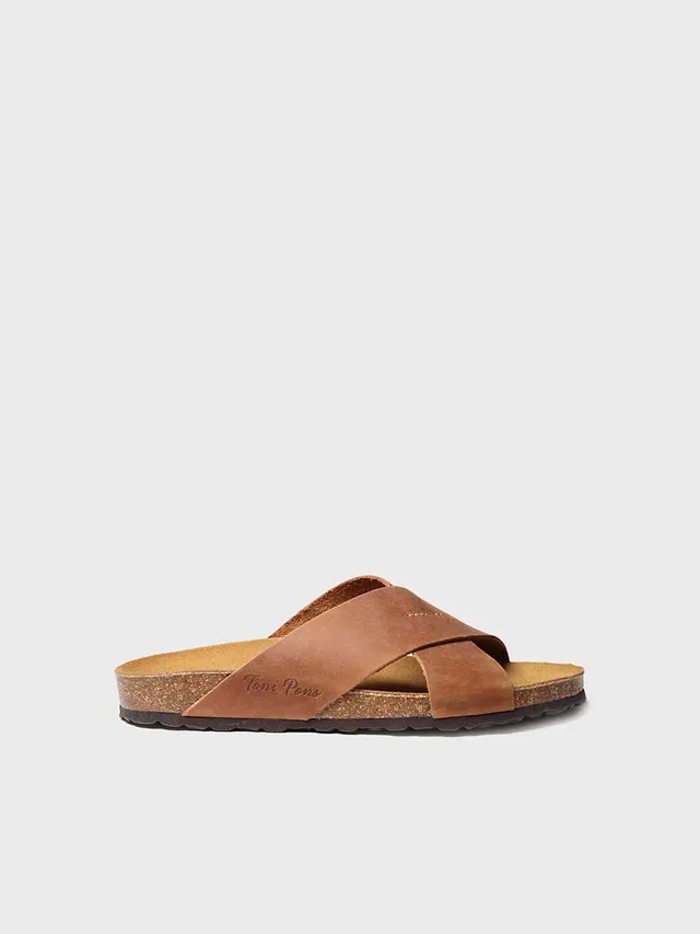 Toni Pons Gol-PE sandales homme cuir kaki