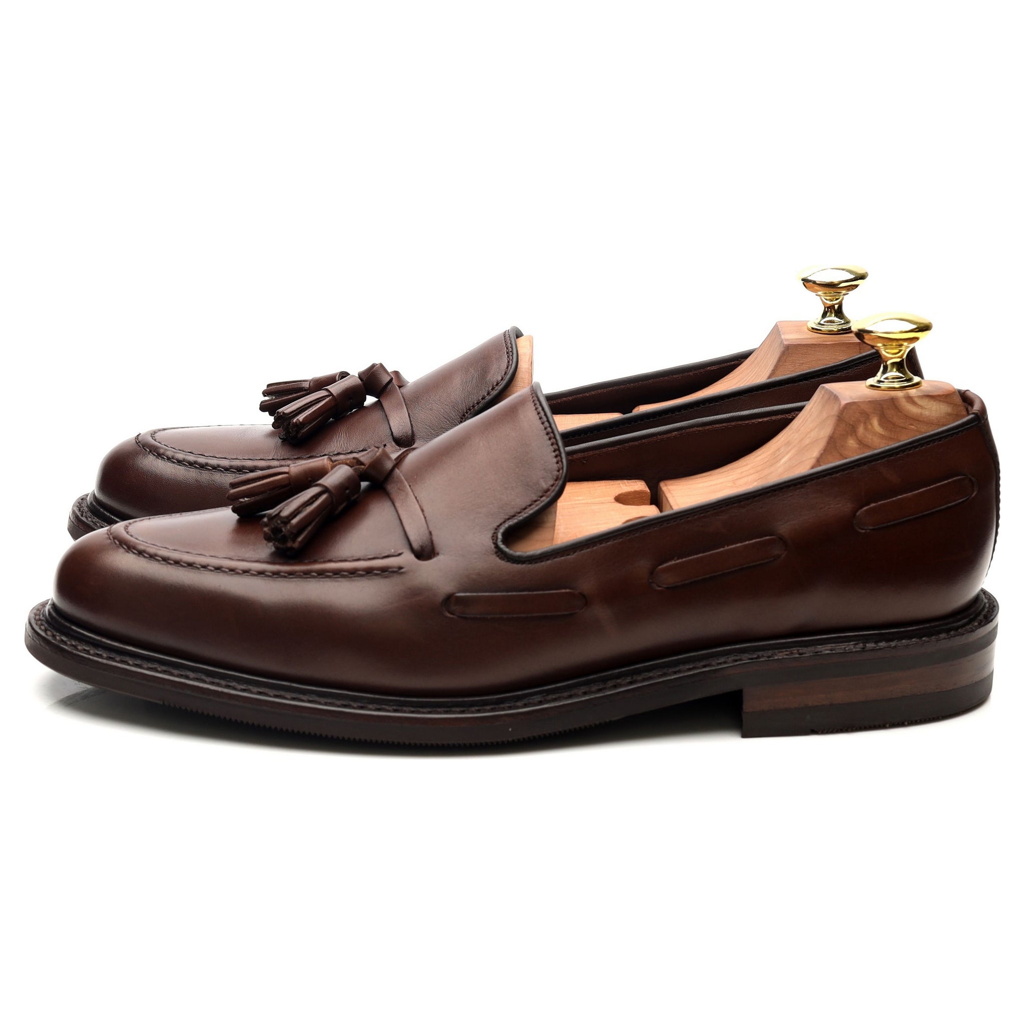 Loake 1880 Nottingham mocassins cuir marron UK 7