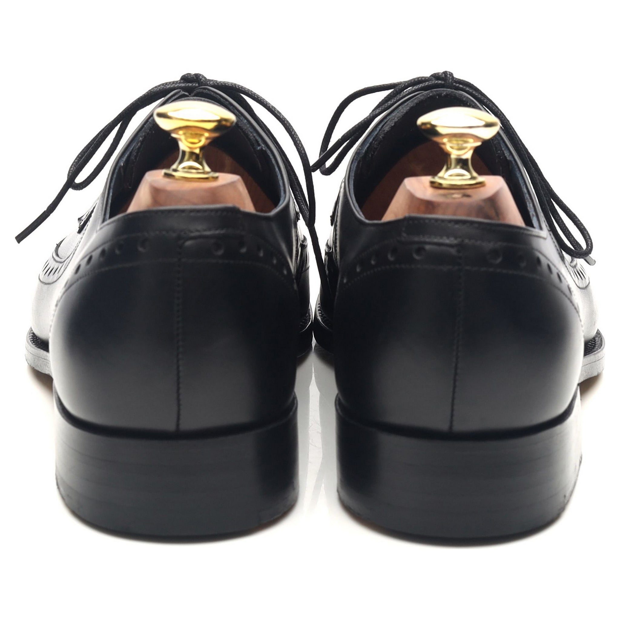 Barker Woody derby cuir noir 7.5 semelle cuir