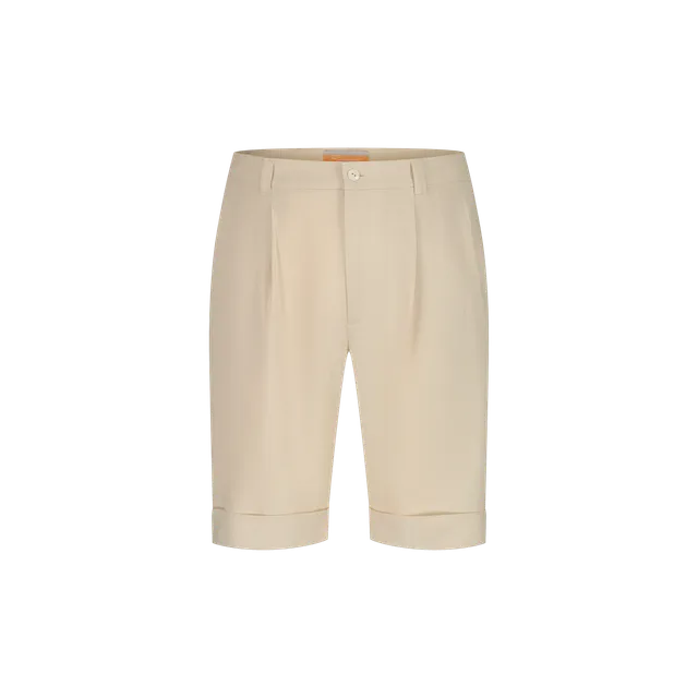 Rivieras Sorso short droit beige à plis