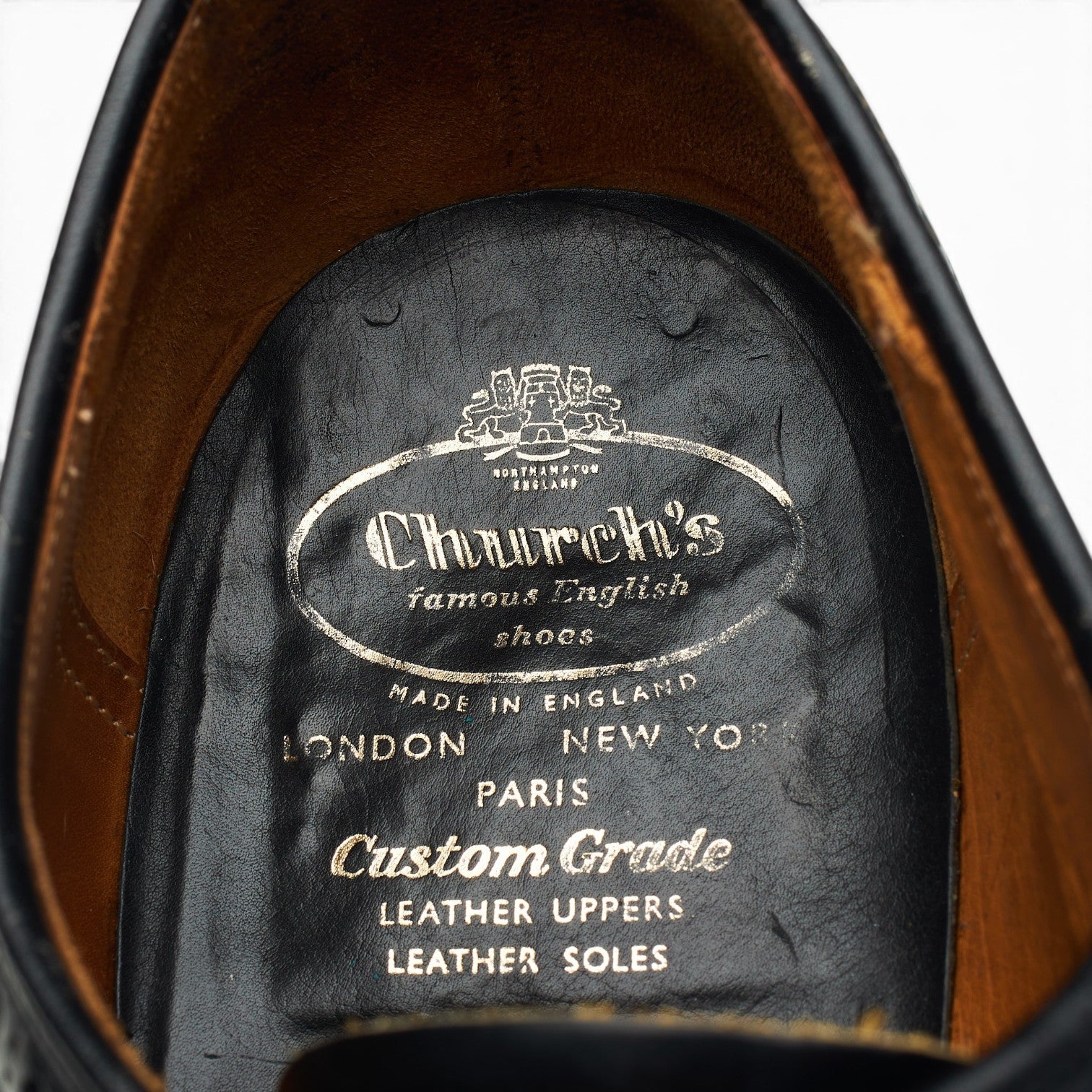 Church's Grafton derby cuir noir UK 11
