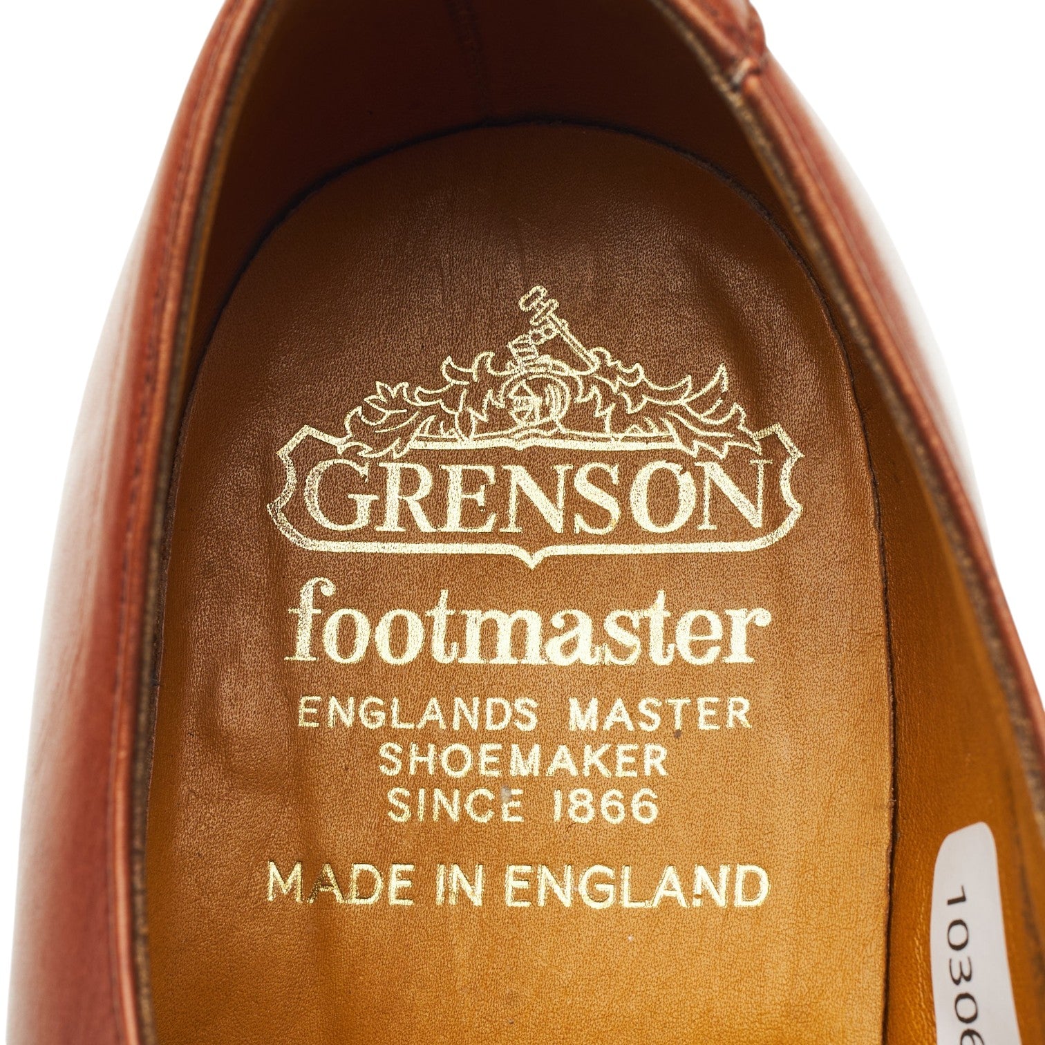 Grenson Vintage derby cuir marron clair UK 6.5