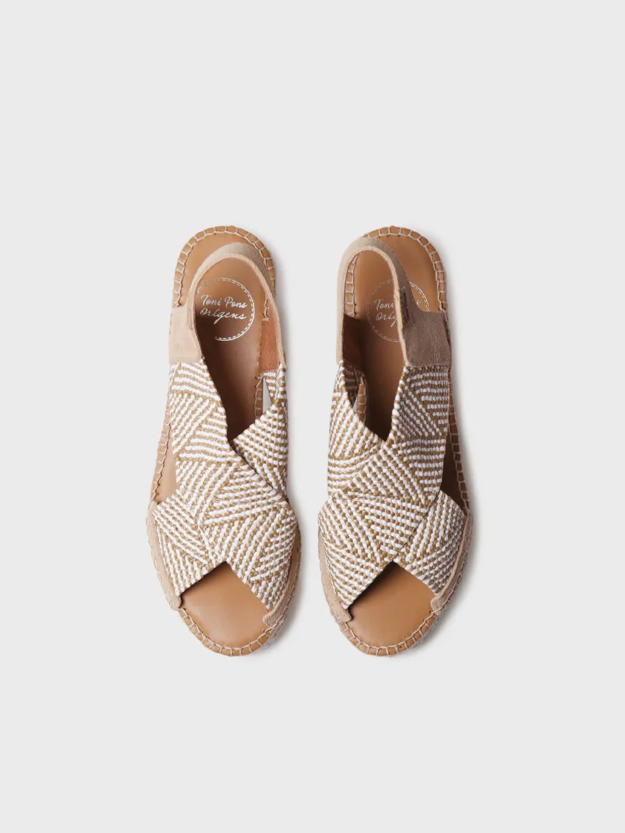 Toni Pons Masai espadrille compensée piedra femme