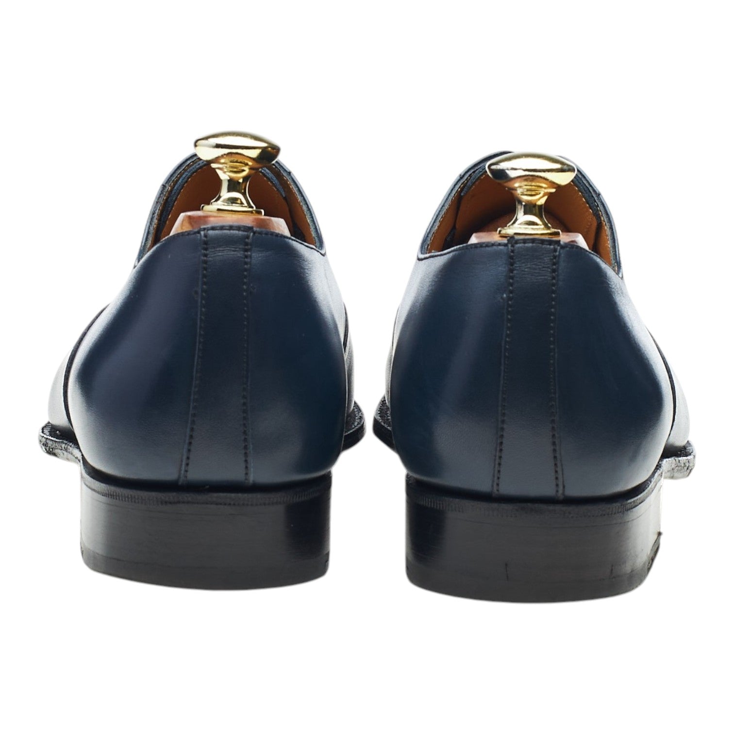J.M. Weston 415 oxford cuir bleu marine UK 7.5