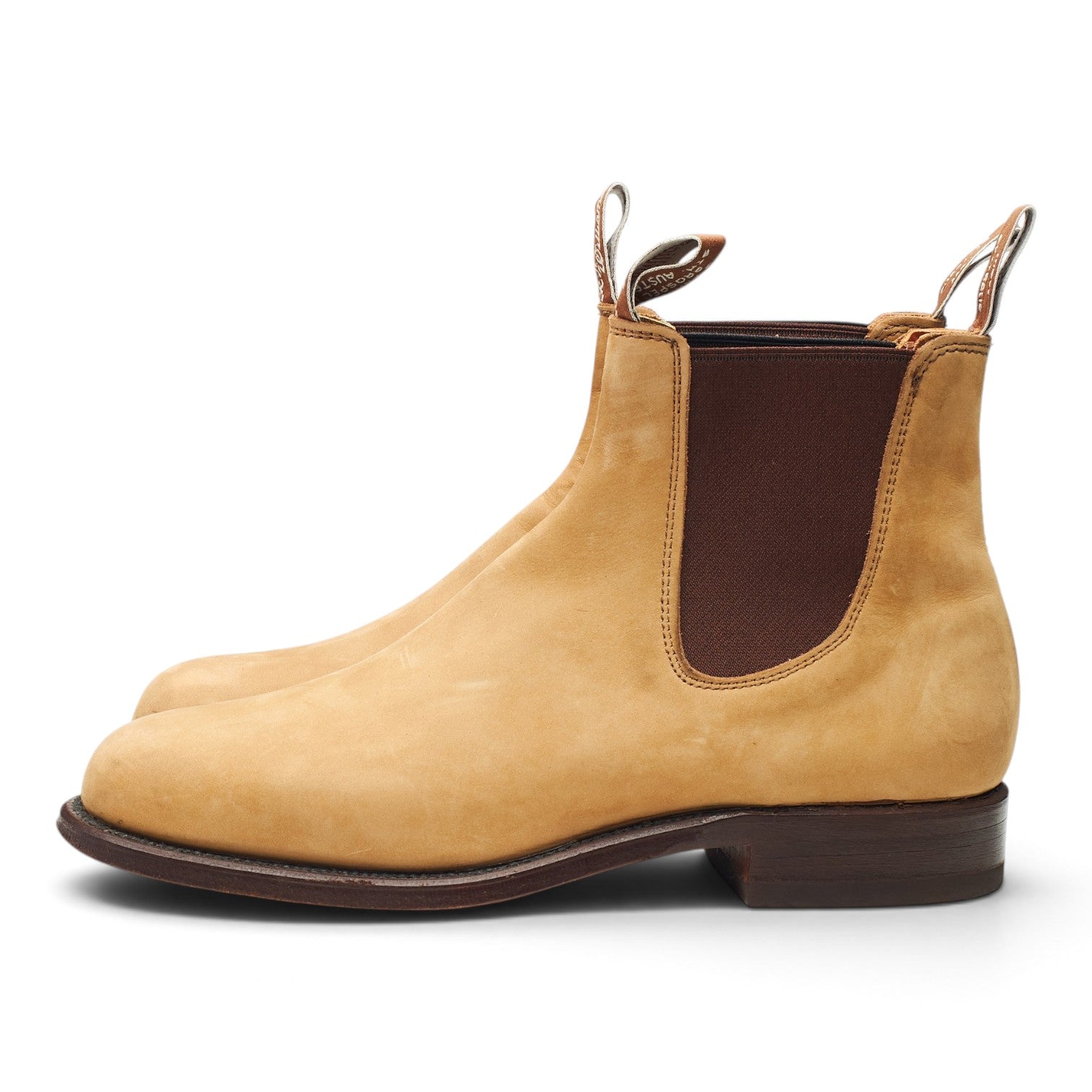 R.M. Williams Turnout chelsea boots nubuck sable UK 7,5