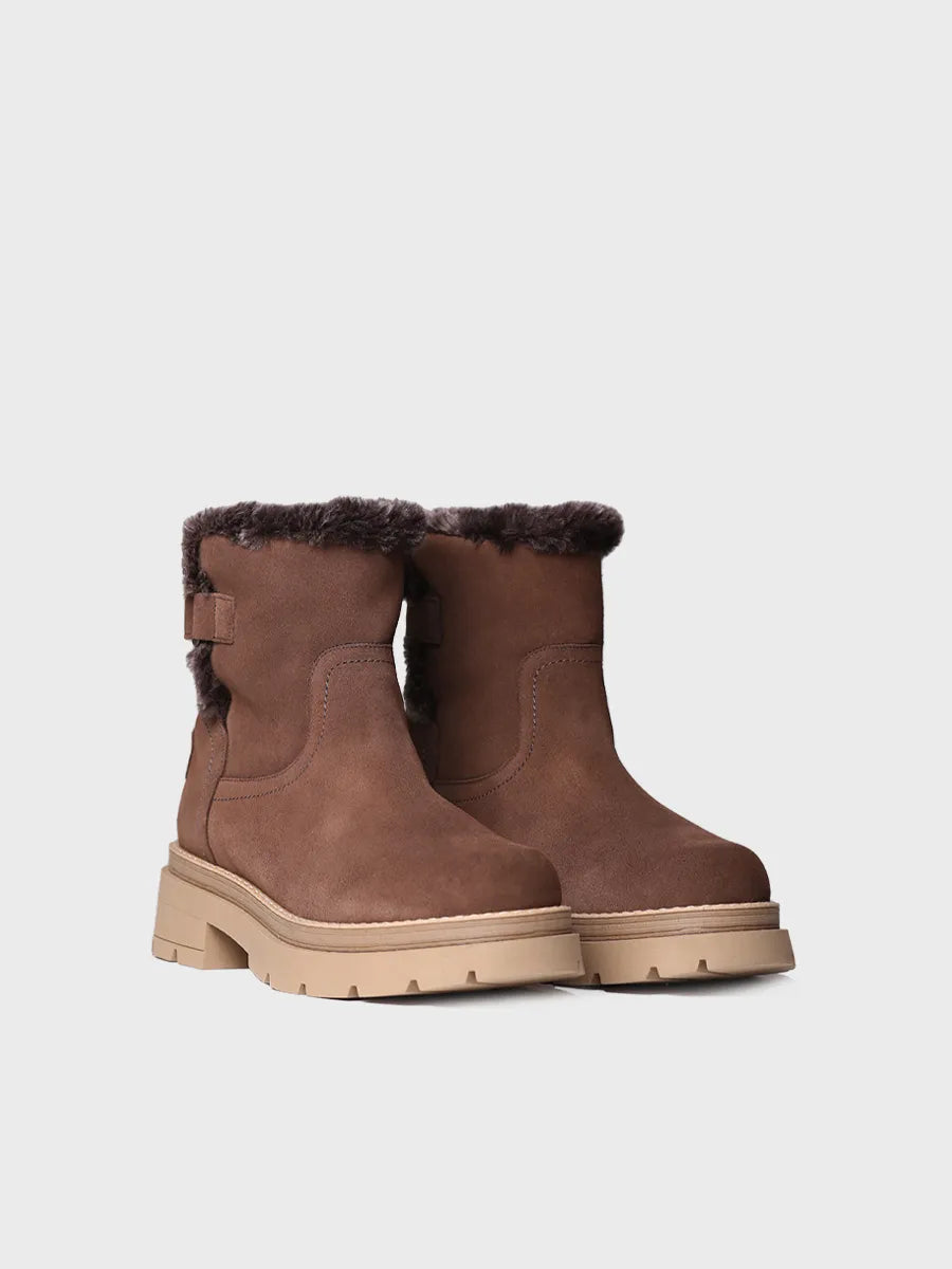 Toni Pons Misury-Sy bottines suède fourrée 5 cm