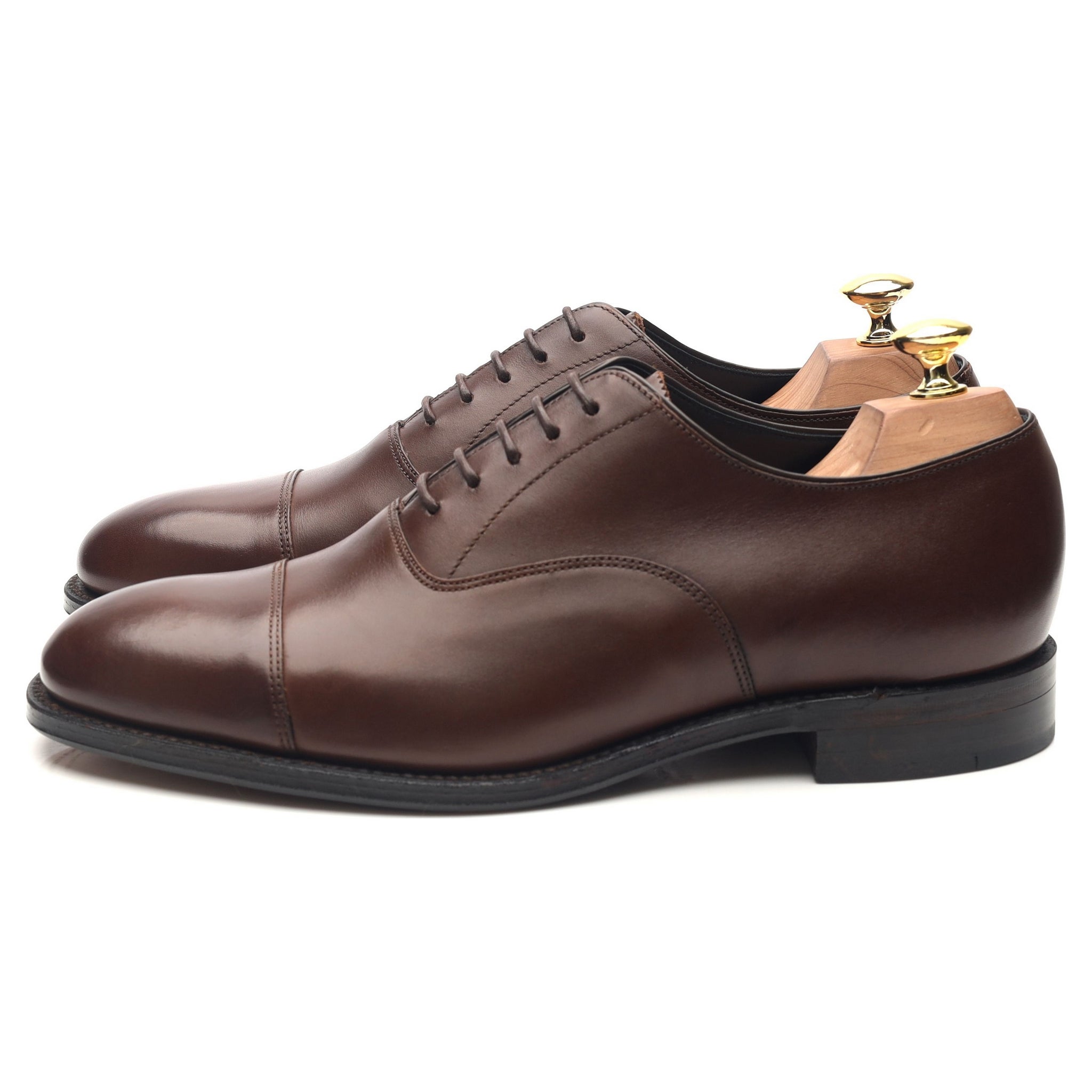 Herring Knightsbridge richelieu cuir marron 8.5 cousu Goodyear