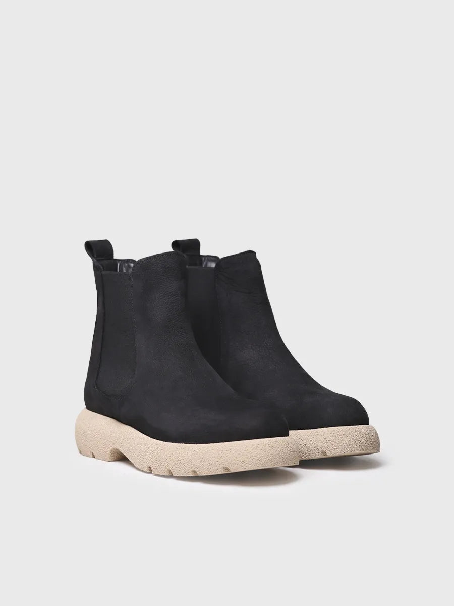 Toni Pons Davinia boots cuir nubuck noires