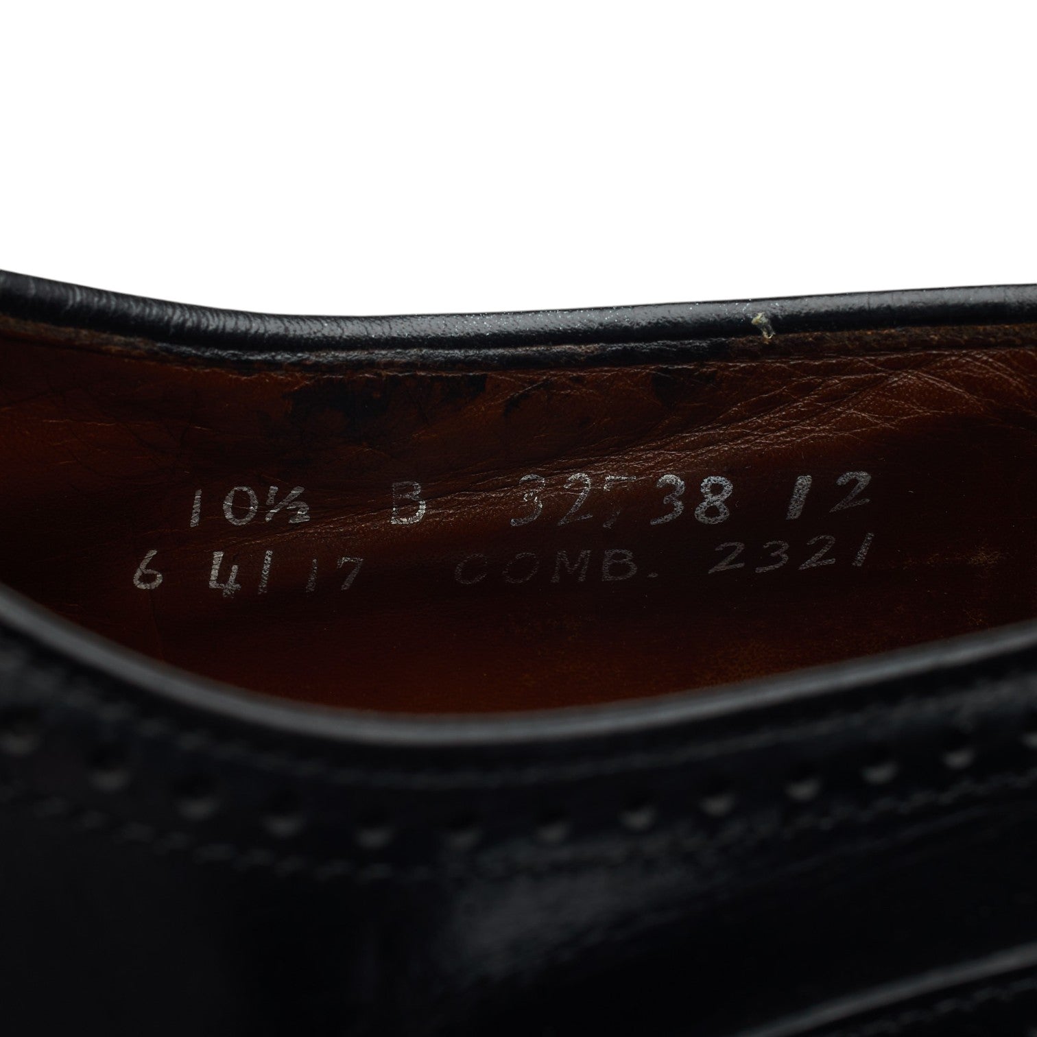 Allen Edmonds Marlow richelieu noir pointure UK 9.5 cuir