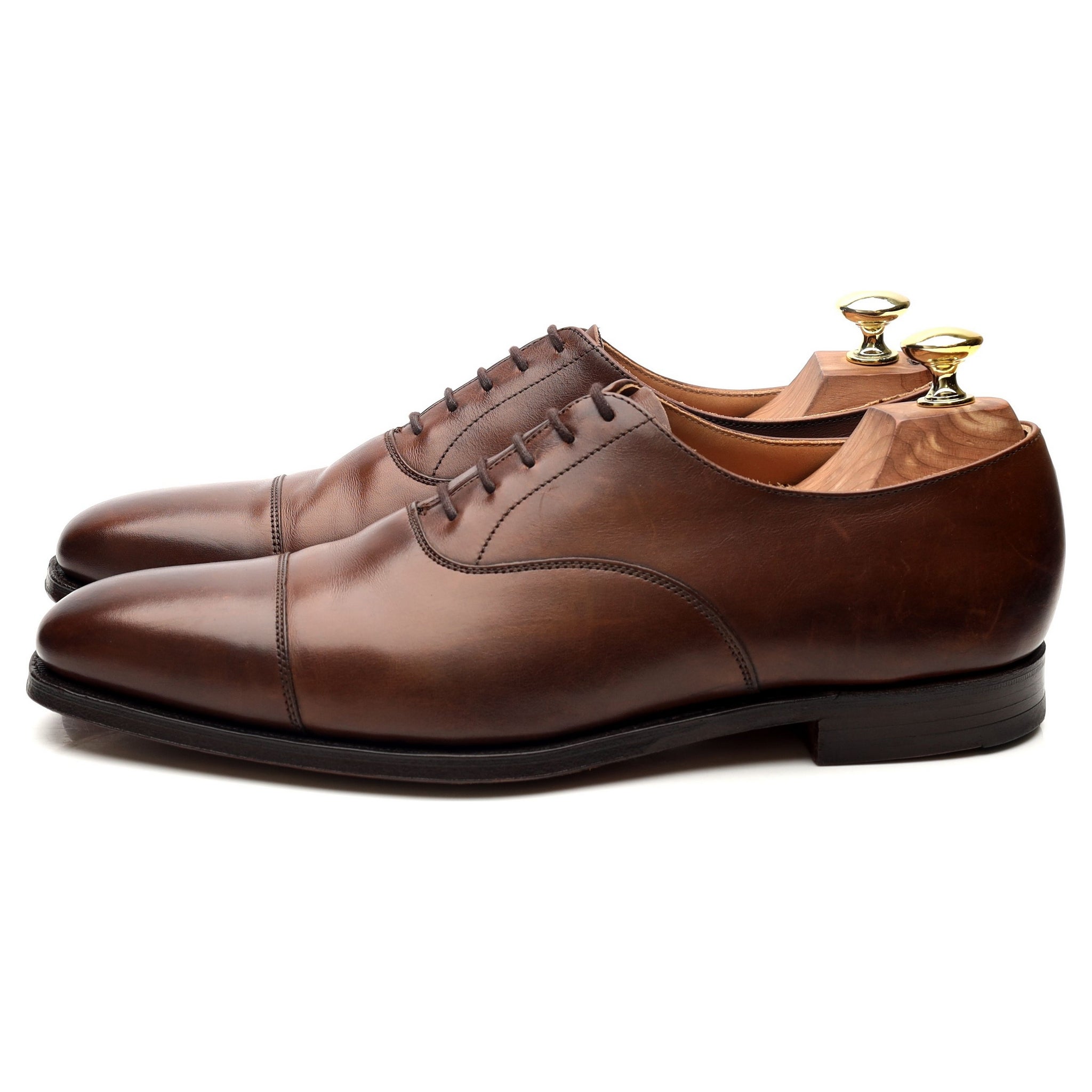 Crockett & Jones Hallam richelieu cuir marron UK 7