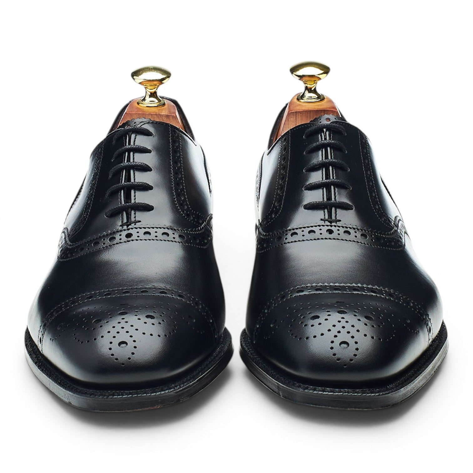 Cheaney 2873 richelieu cuir noir UK 7.5 large