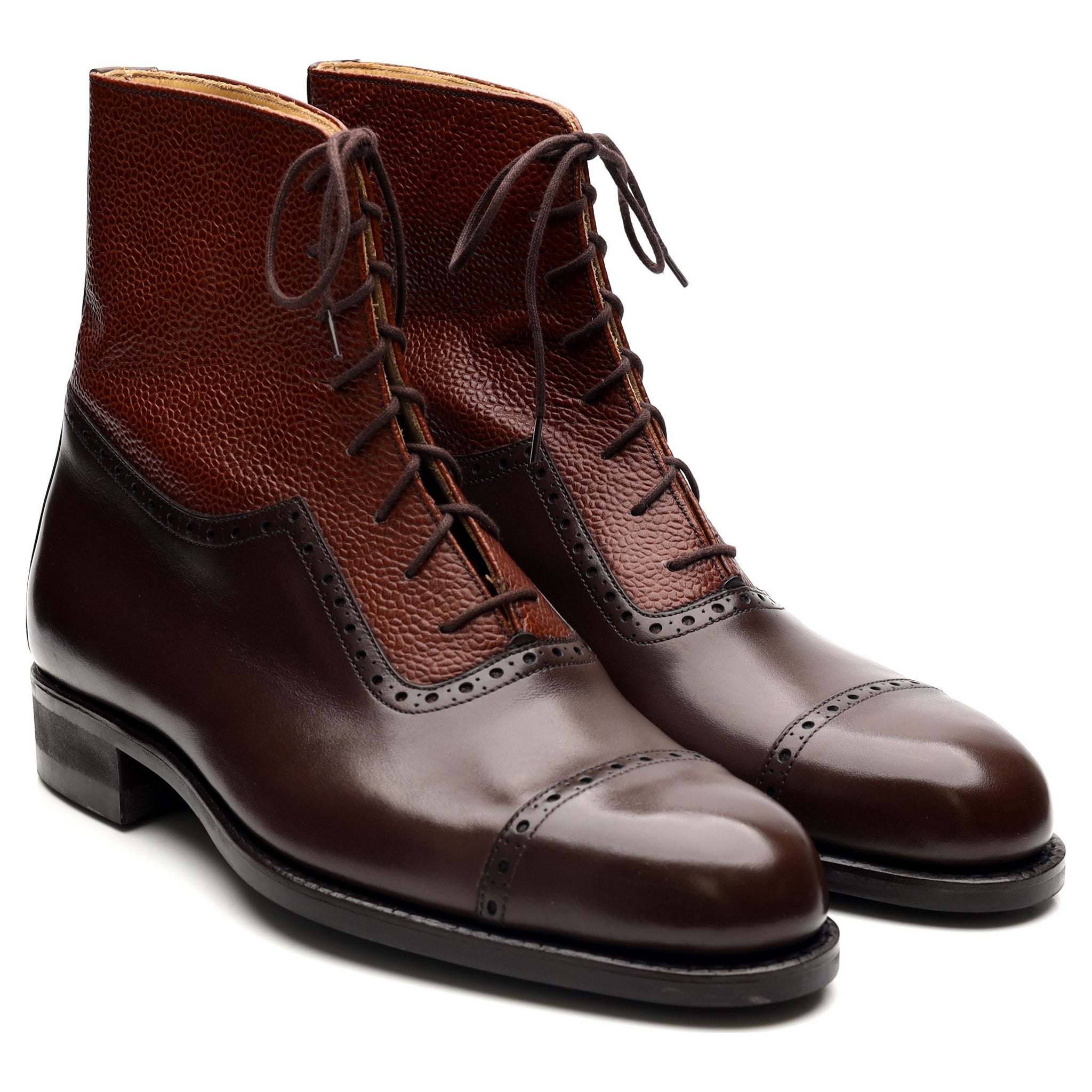 Vass High Boots bottines cuir marron UK 6