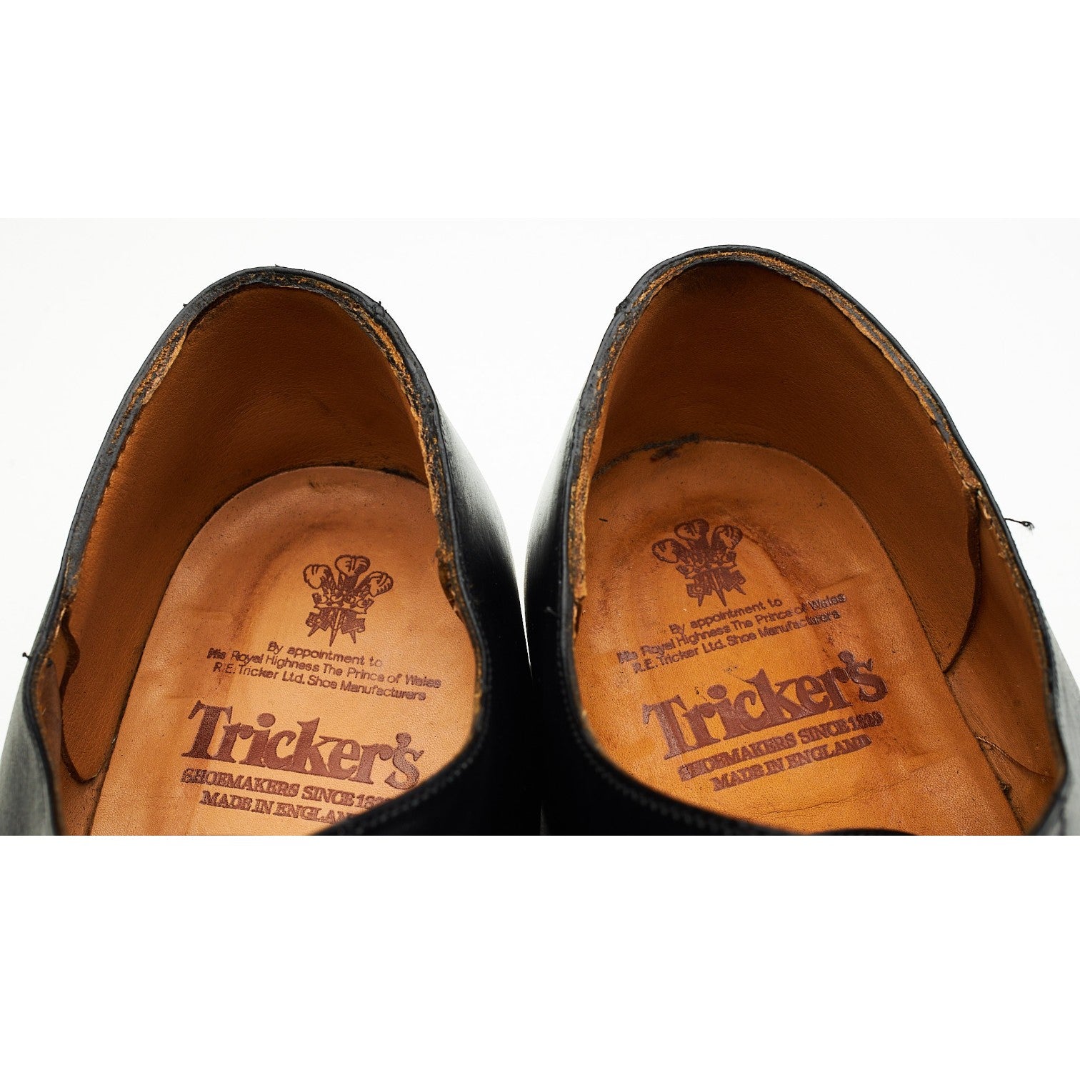 Tricker's Marlow derby cuir noir pointure UK 13